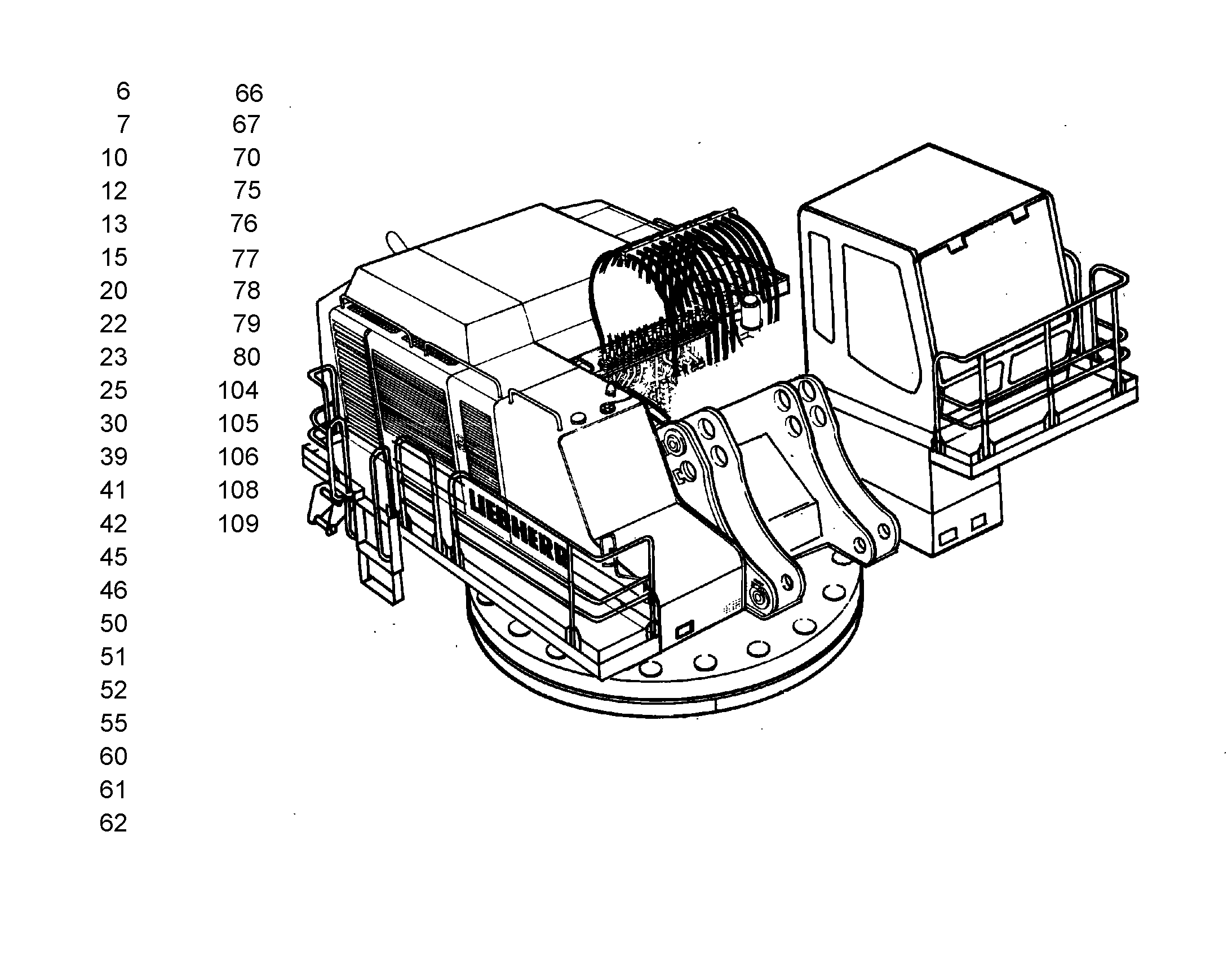 СКОБА DIN 3016-1 D1 20X20 W1-2-CR 7362665 LIEBHERR