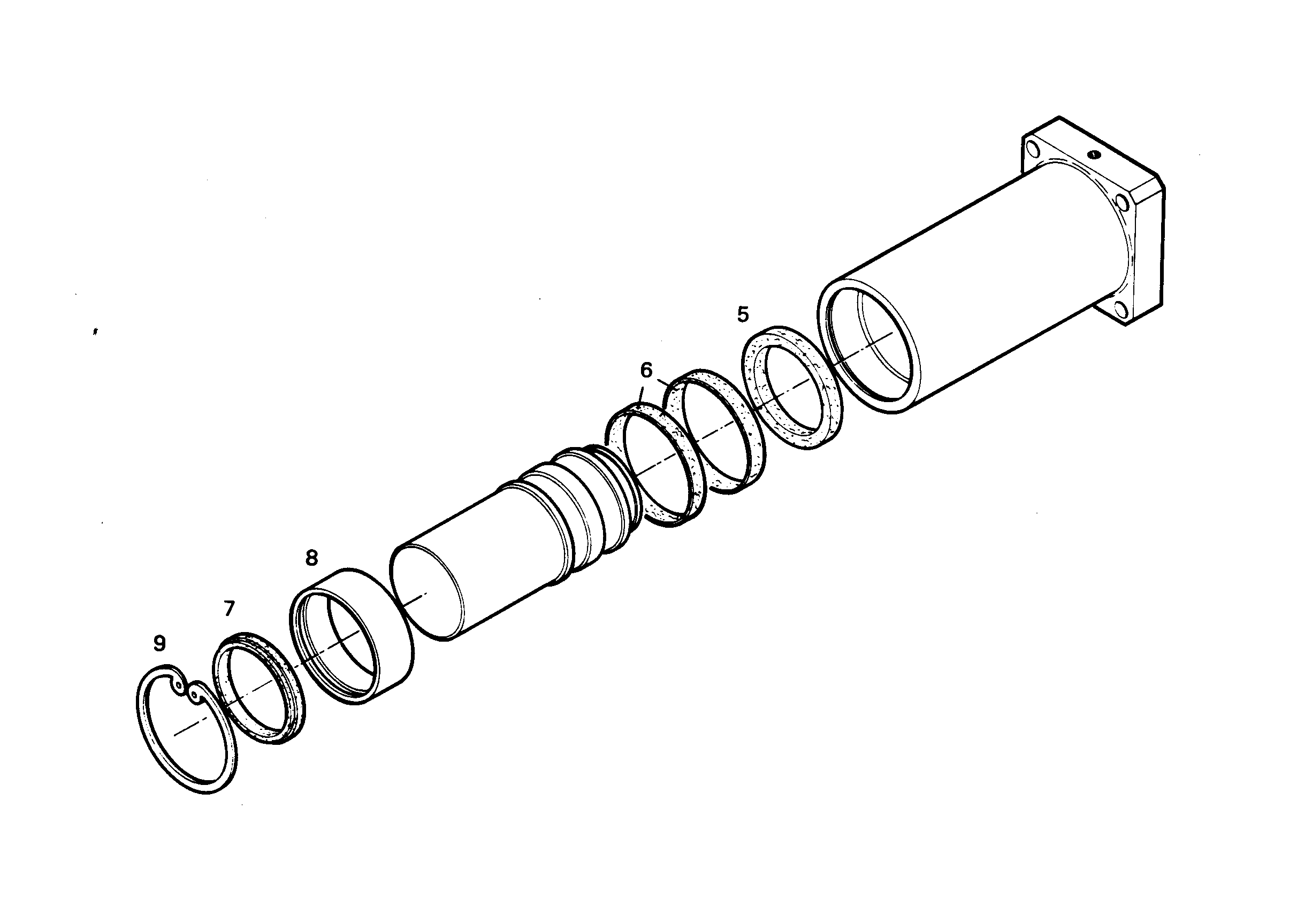 МАСЛОСЪЕМНОЕ КОЛЬЦО 170X182X7 7365203 LIEBHERR