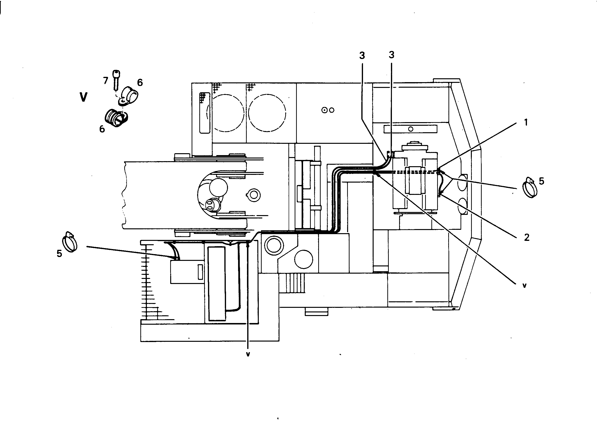 СКОБА ДЛЯ КРЕПЛЕНИЯ ШЛАНГА DIN 3017-2 B1 32 30,5-33,5X15 7362893 LIEBHERR