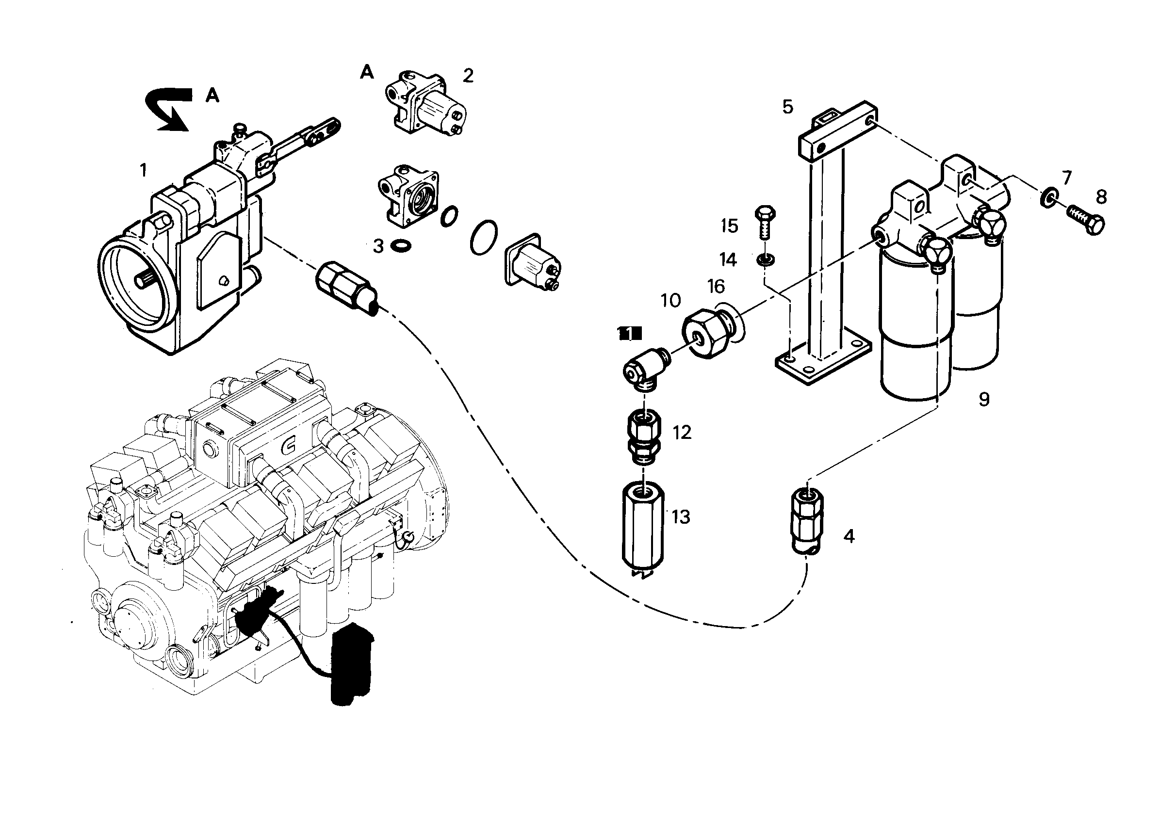 ШЛАНГ ТОПЛИВНЫЙ 5606417 LIEBHERR