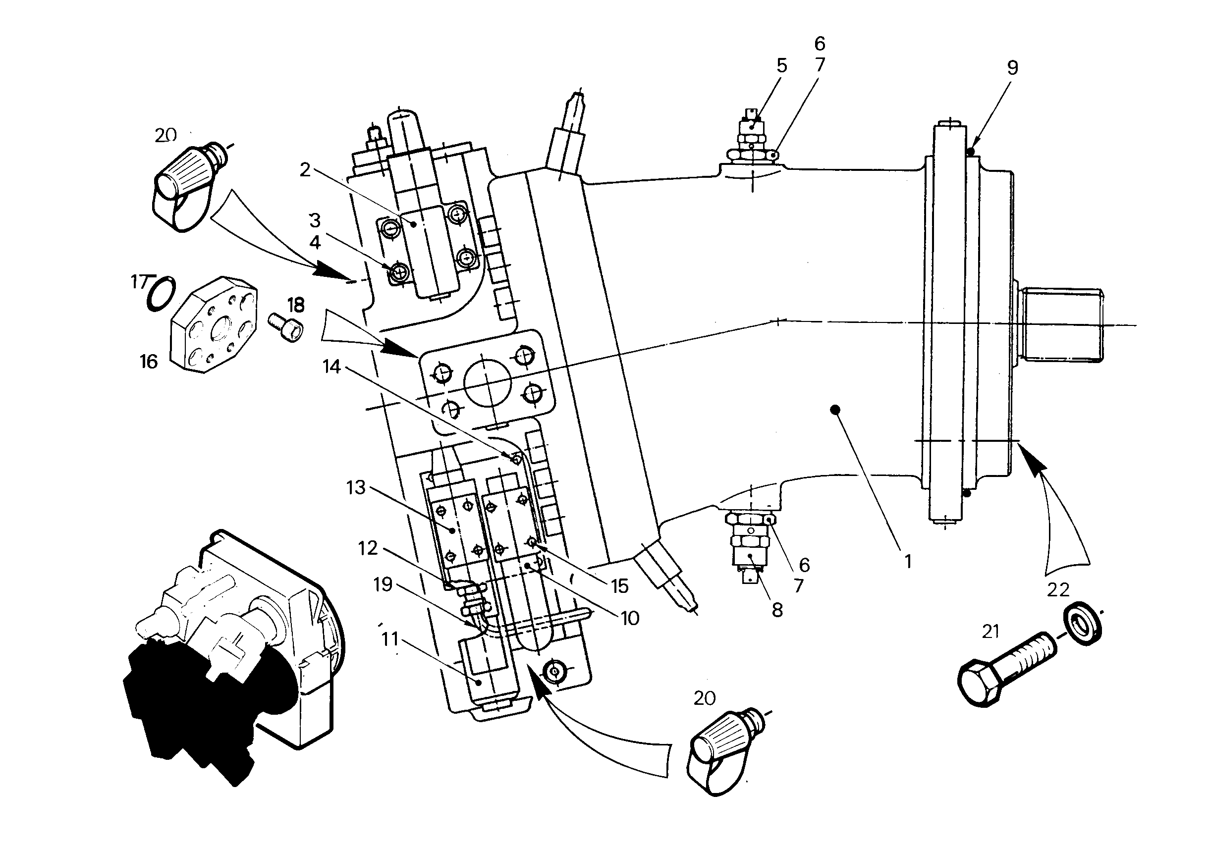КЛАПАН ДАВЛЕНИЯ РЕДУКЦИОННЫЙ 5605804 LIEBHERR