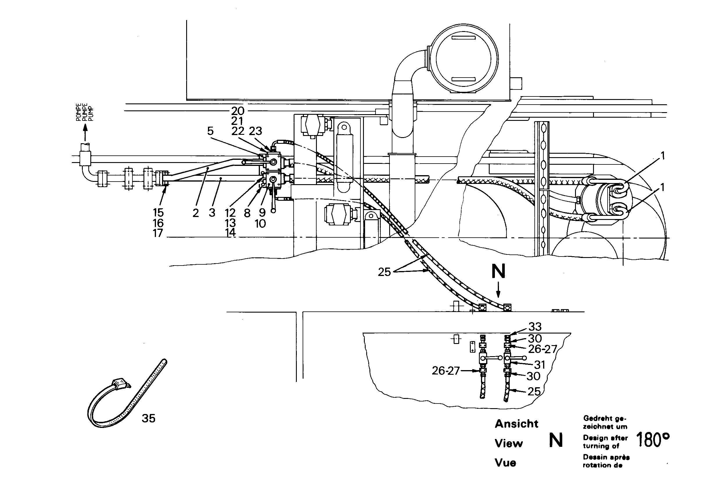 ПЛИТА ОСНОВНАЯ L 2 7365098 LIEBHERR