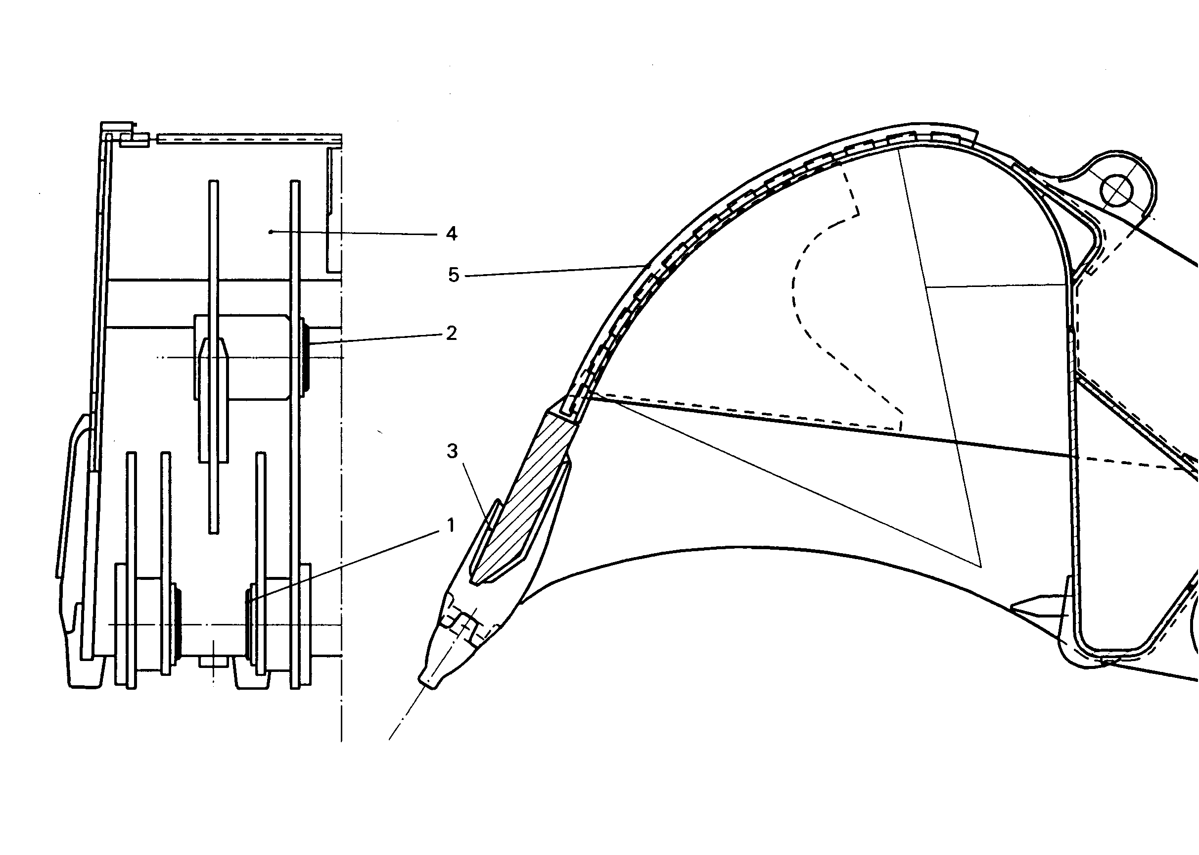 ЗАБРАЛО КОВША 9751607 LIEBHERR