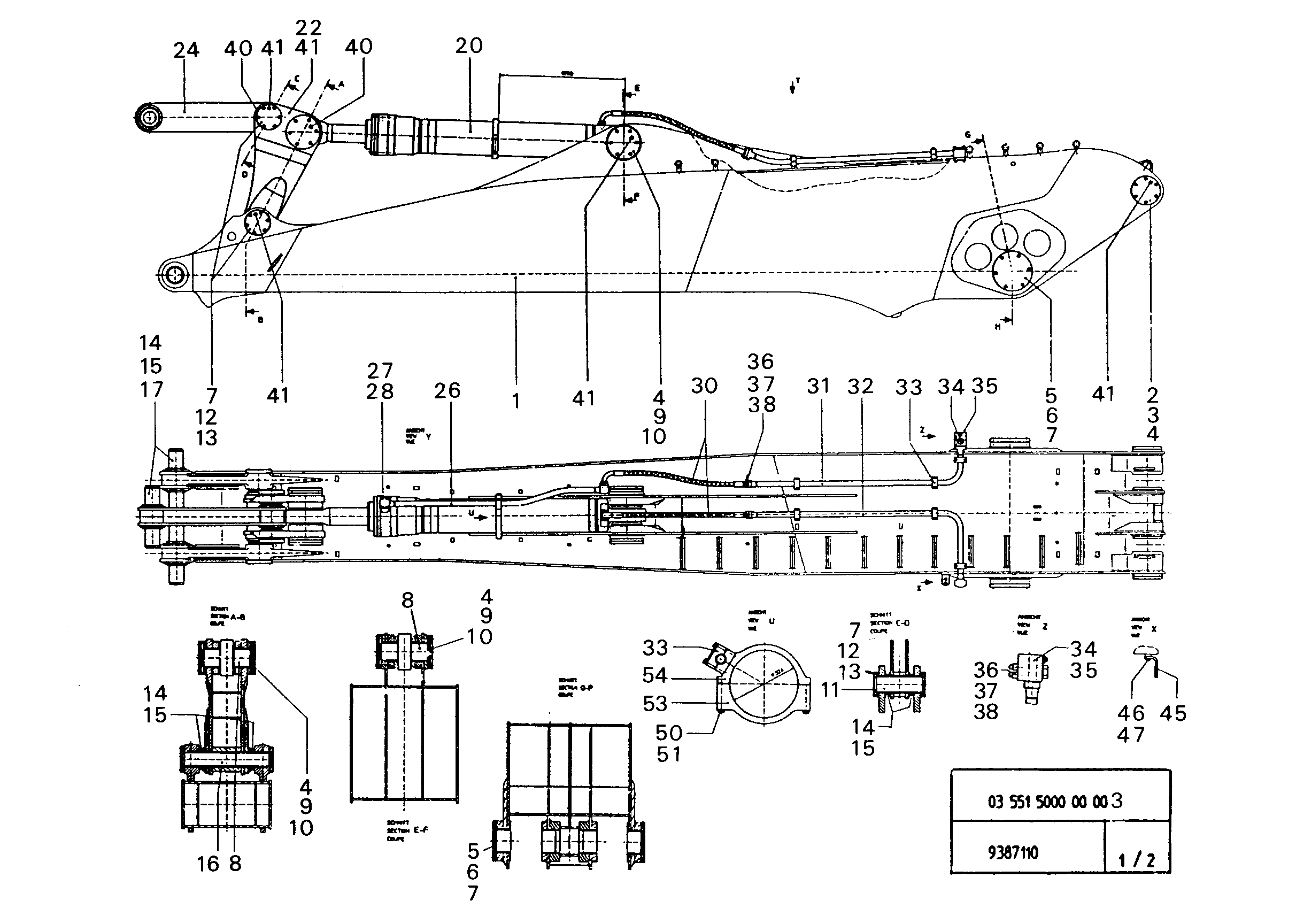 ПОЛУХОМУТИК 9352706 LIEBHERR