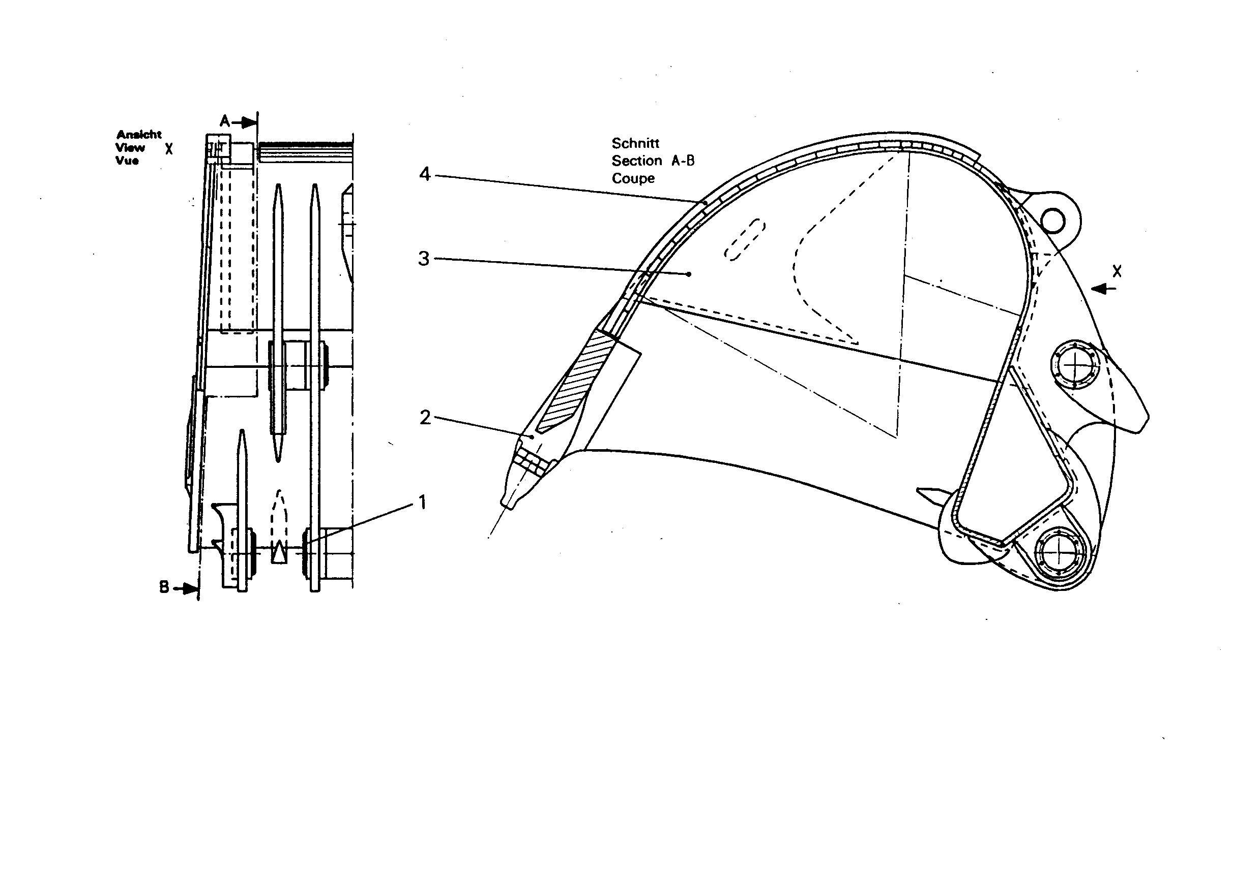 ЗАБРАЛО КОВША 9360117 LIEBHERR