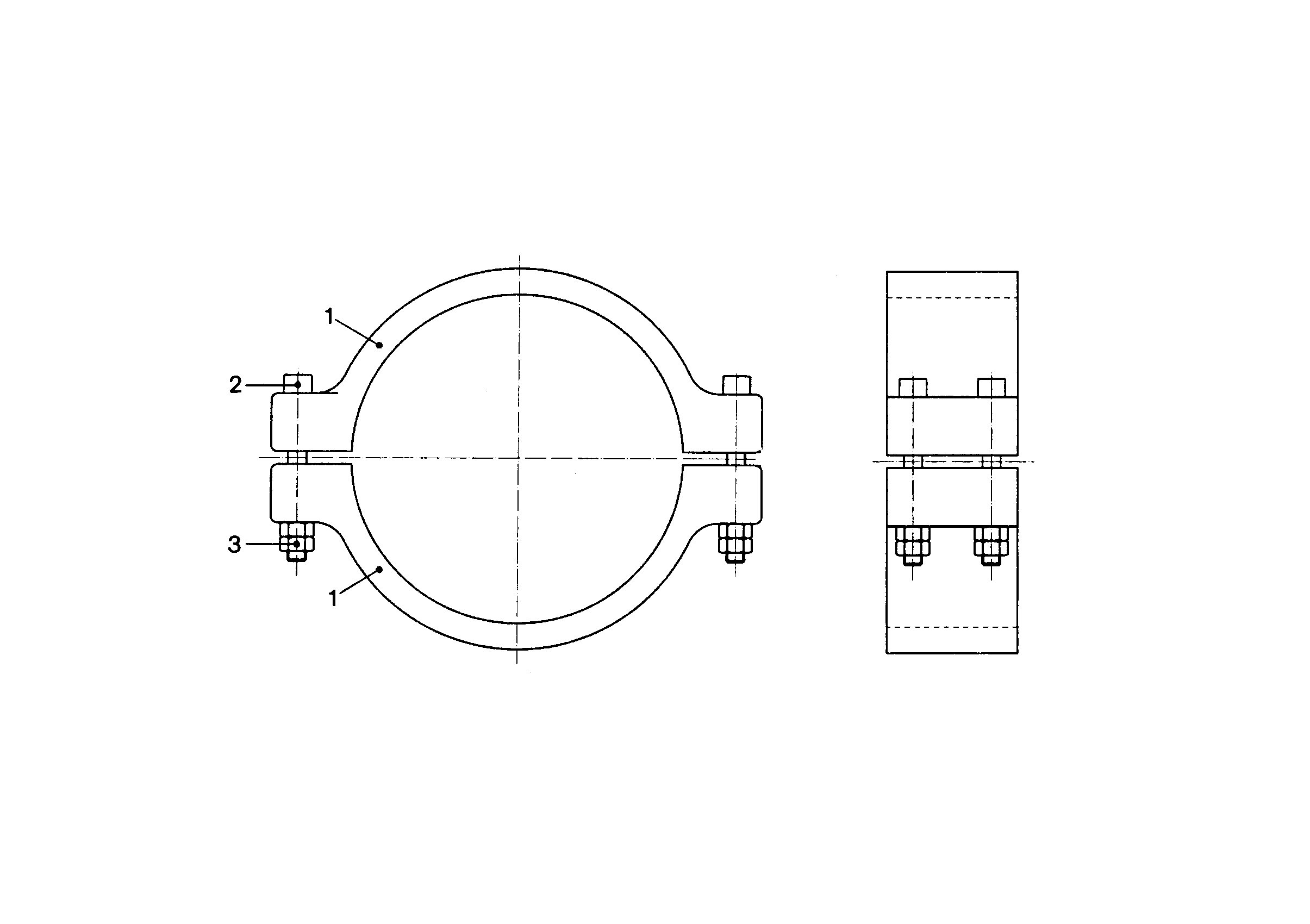ПОЛУХОМУТИК d=254 9754128 LIEBHERR