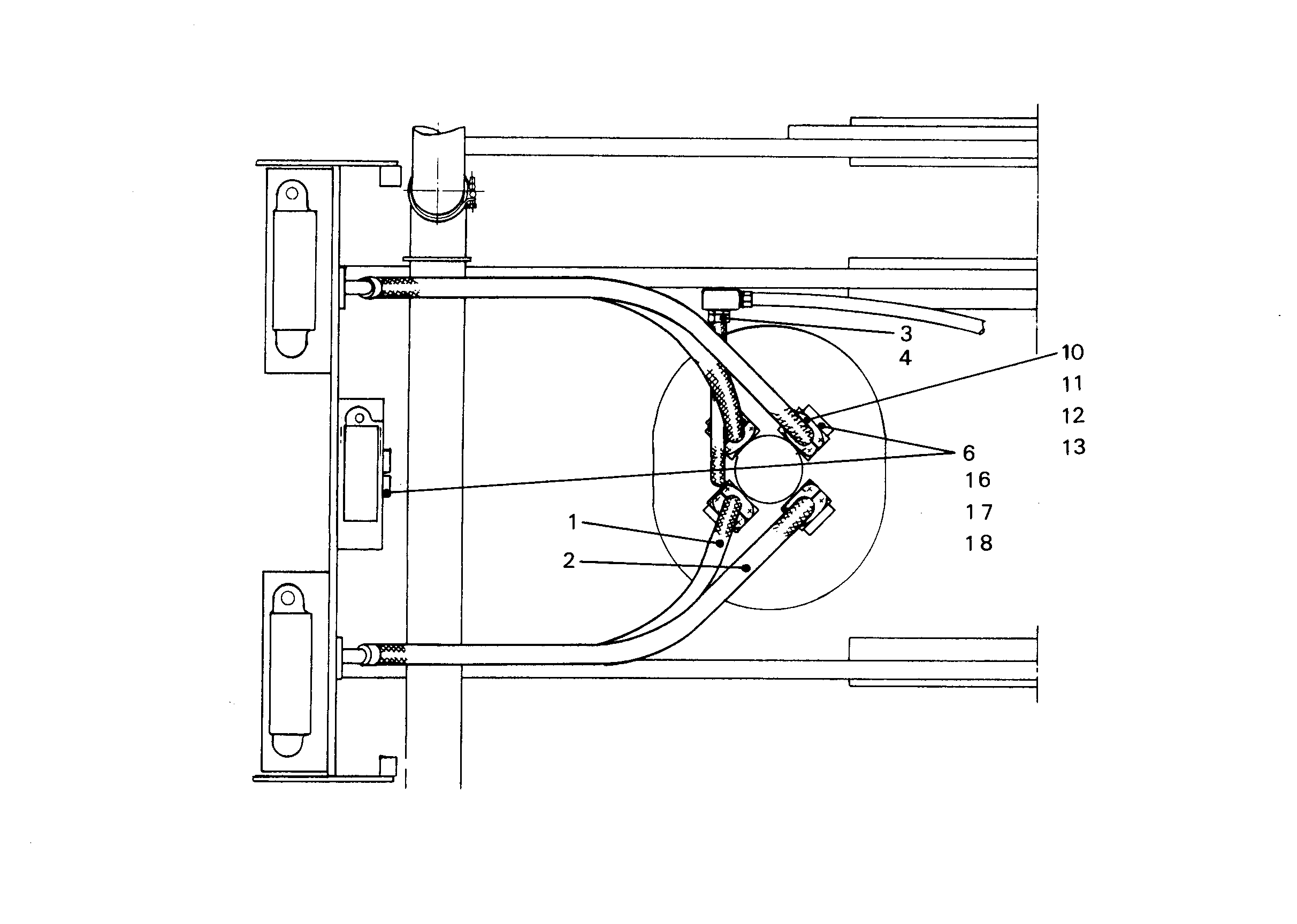 ШЛАНГ 40X2450 5611017 LIEBHERR