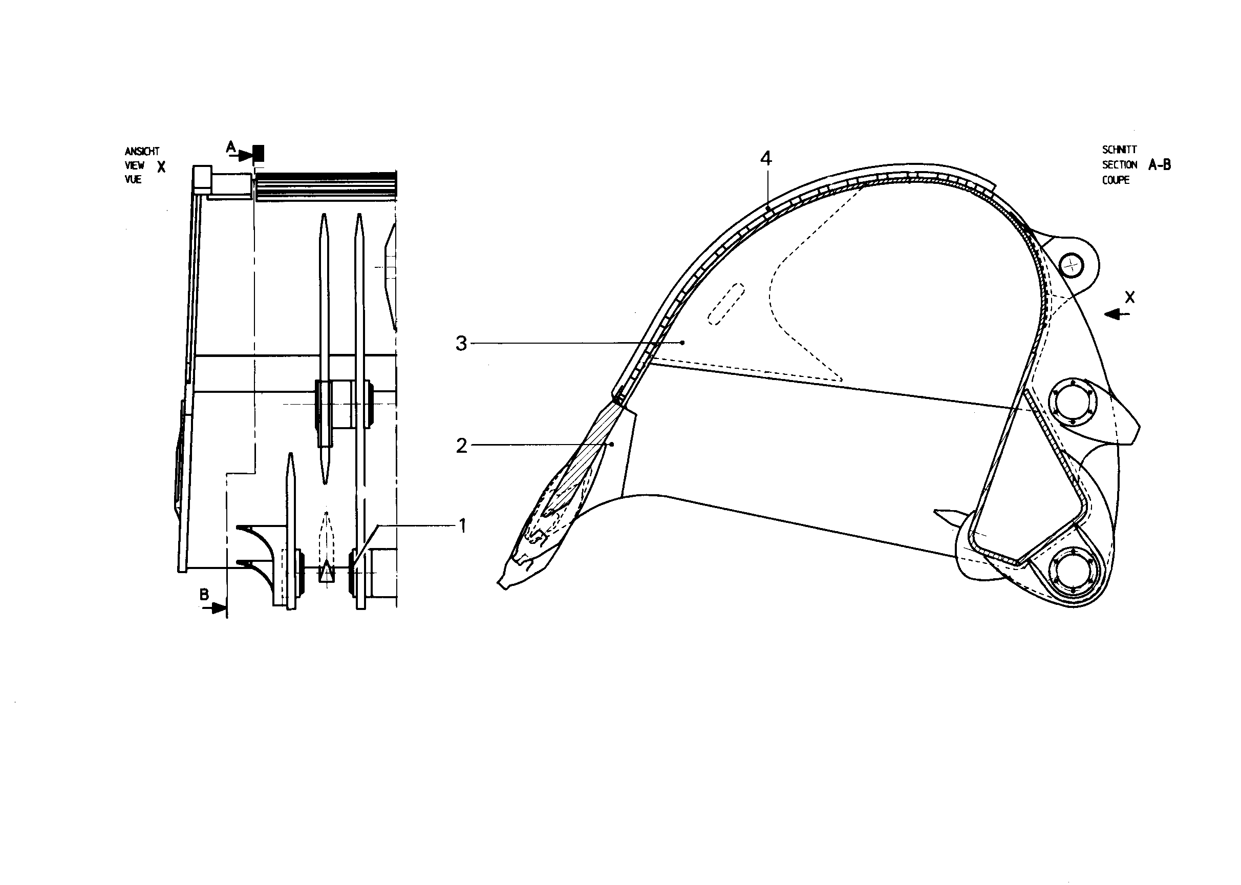 ЗАБРАЛО КОВША 9367464 LIEBHERR