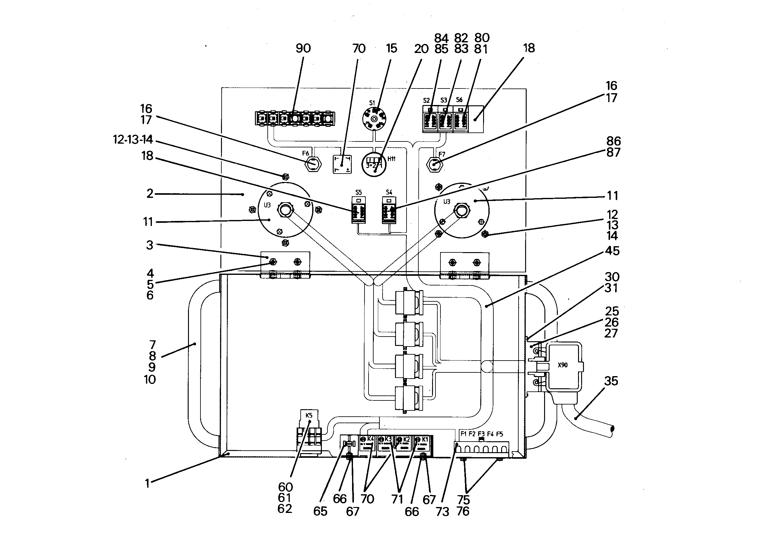 ПЛАНКА ФОНАРЯ 6201453 LIEBHERR