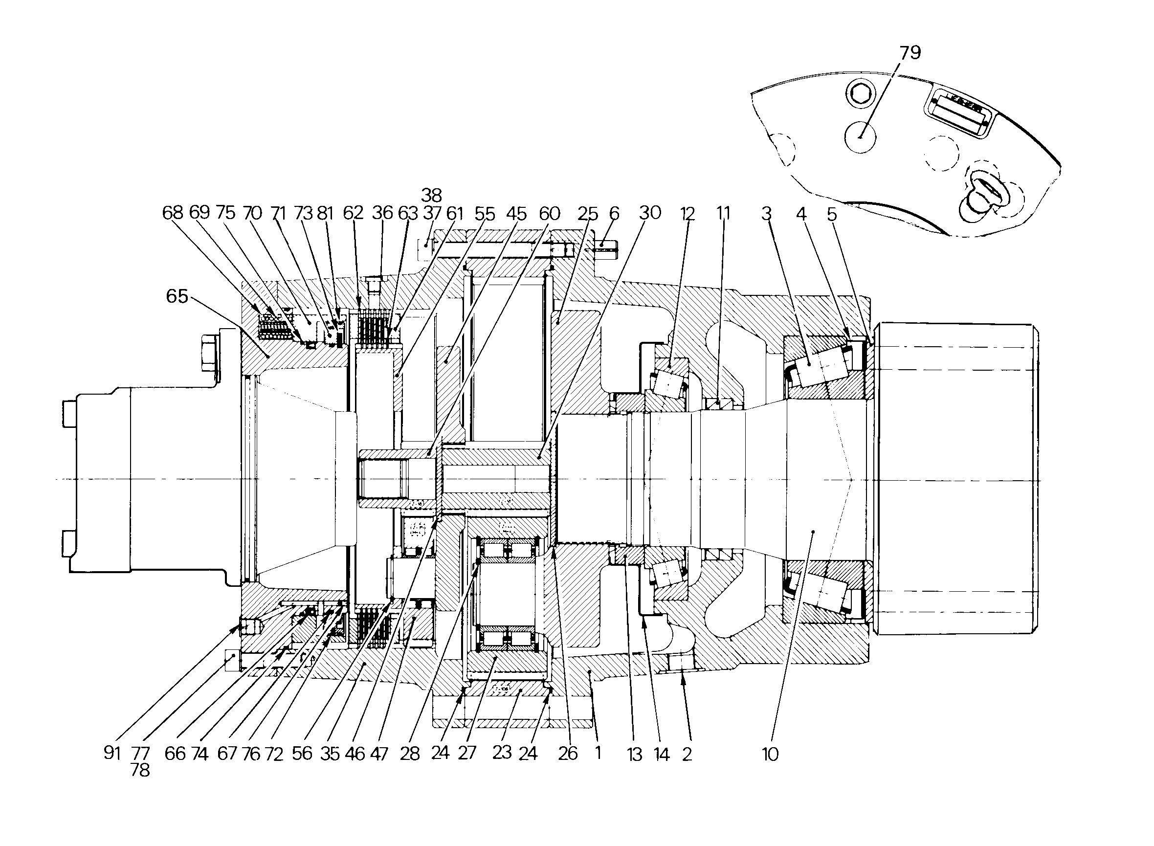 РОЛИКОПОДШИПНИК КОНИЧЕСКИЙ -302 30 150X270X49 746202601 LIEBHERR