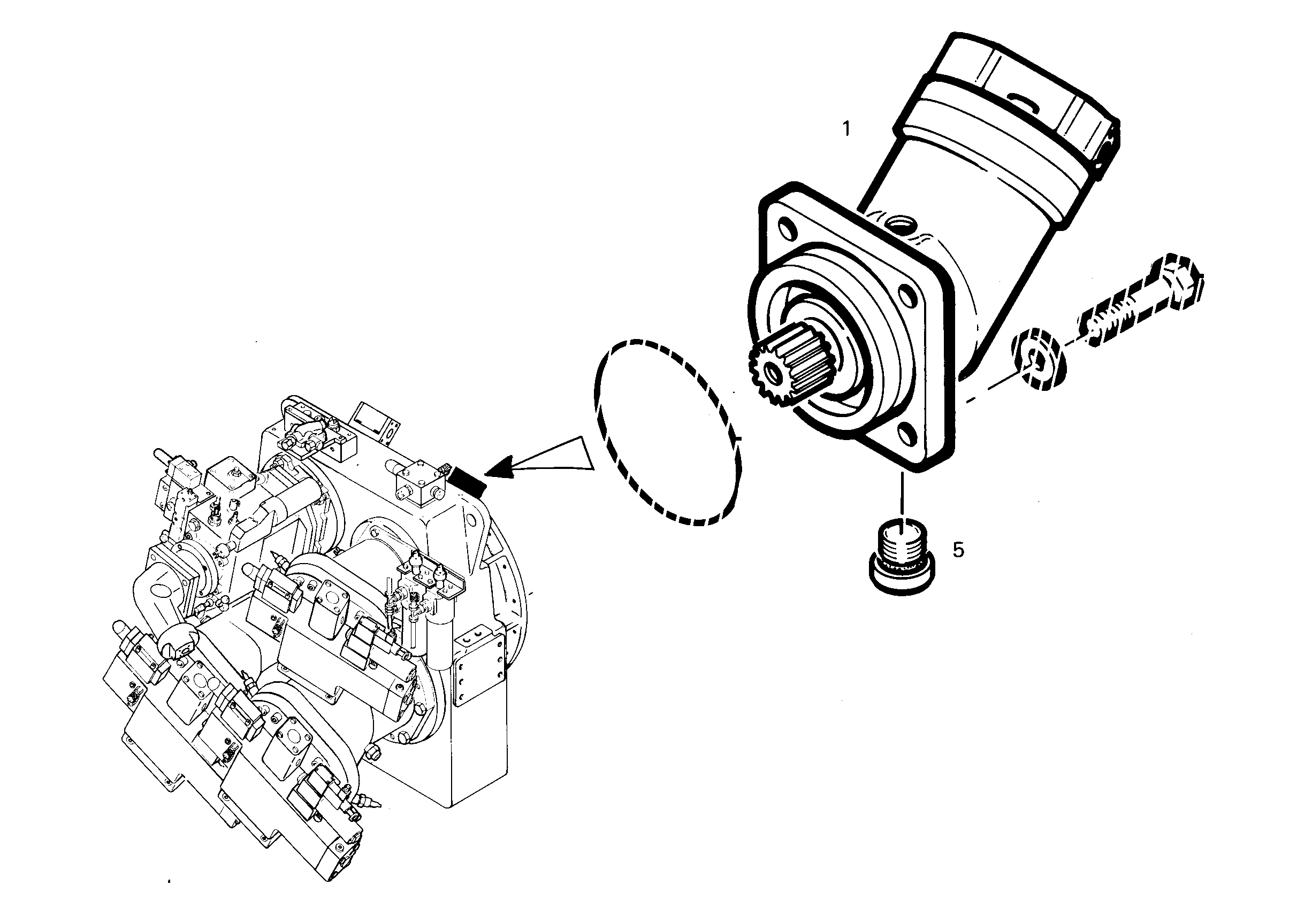 КОМПЛЕКТ УПЛОТНЕНИЙ НАСОСА 5605895 LIEBHERR
