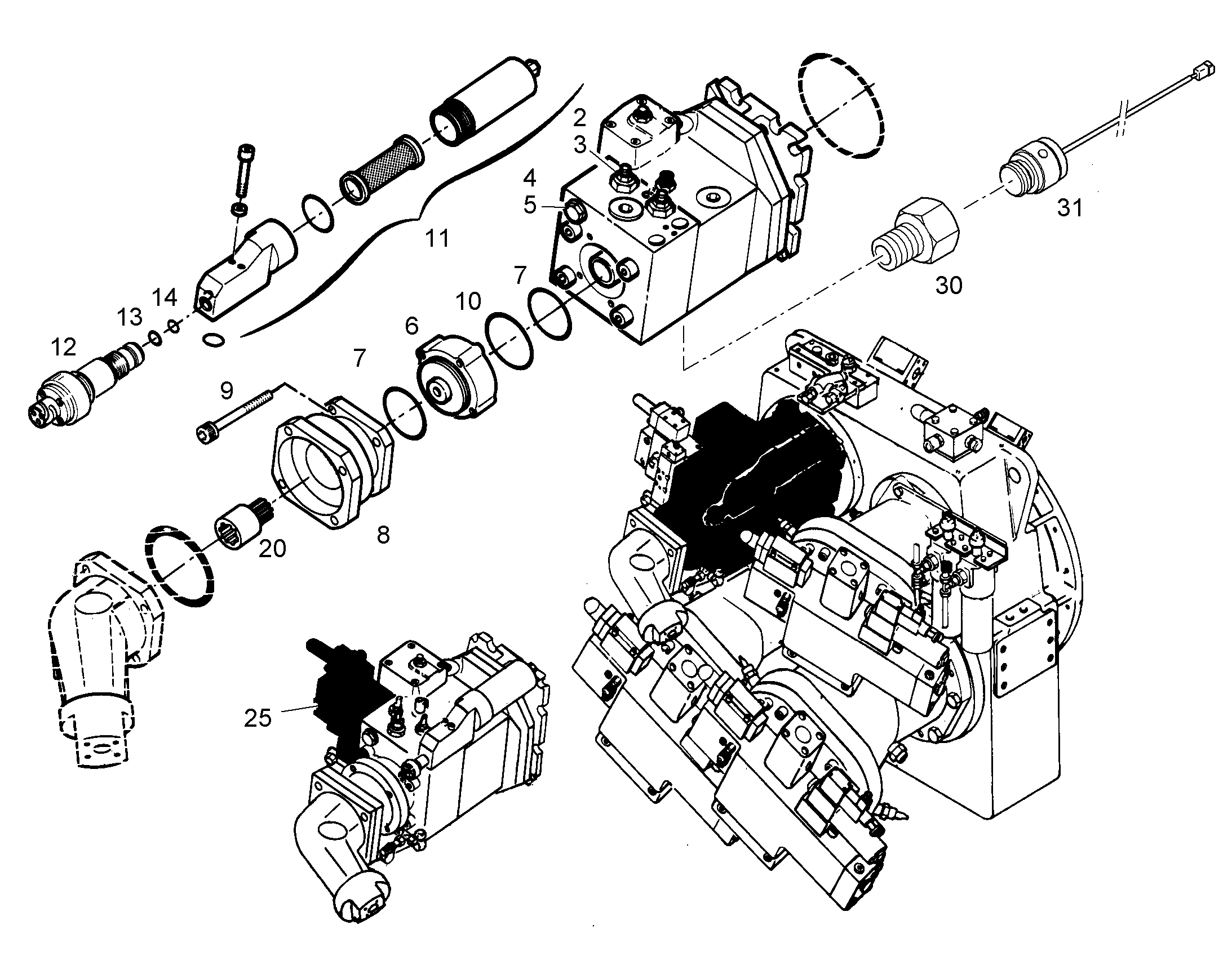 КОРПУС 10443741 LIEBHERR