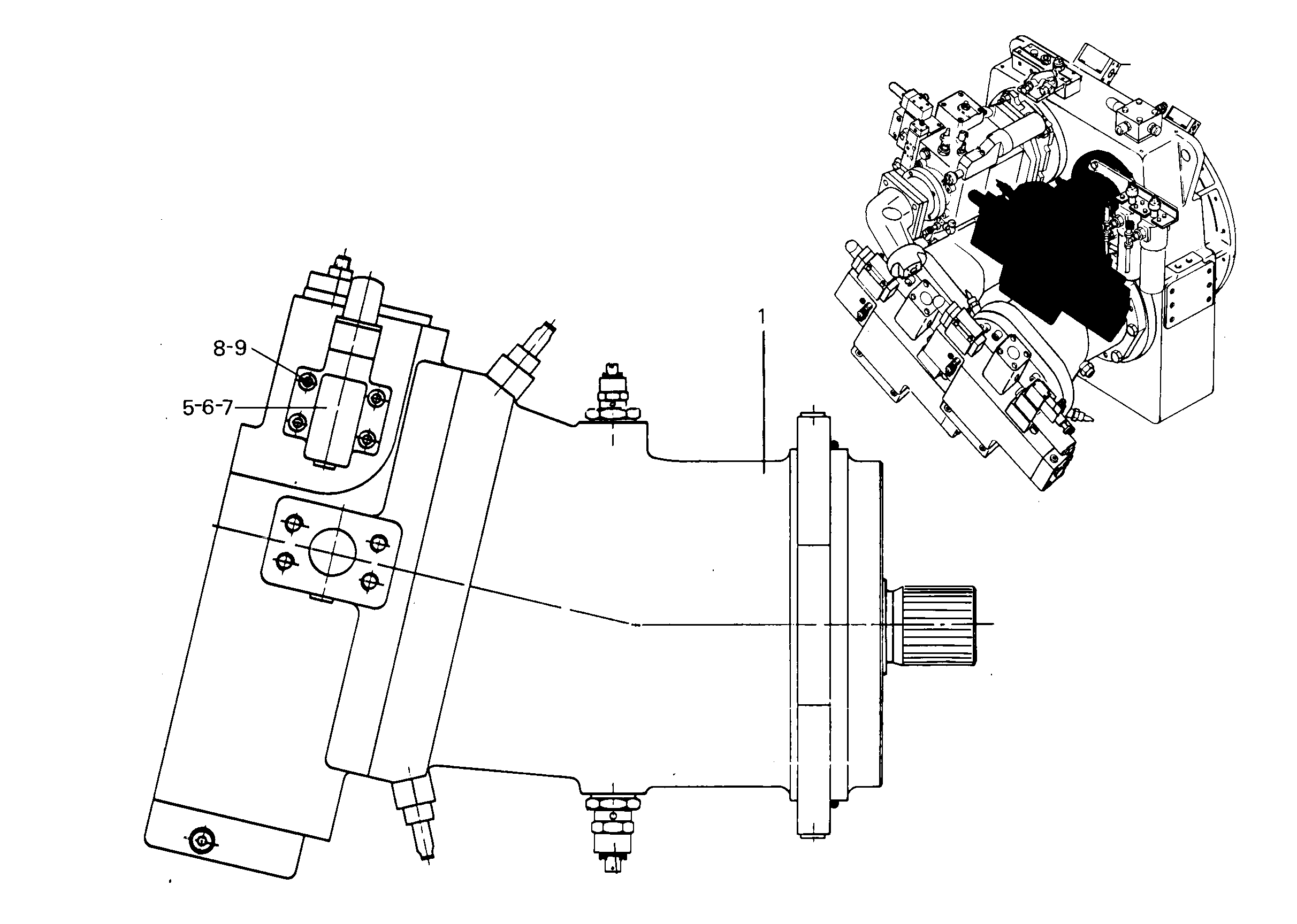 КОМПЛЕКТ УПЛОТНЕНИЙ НАСОСА 5607965 LIEBHERR