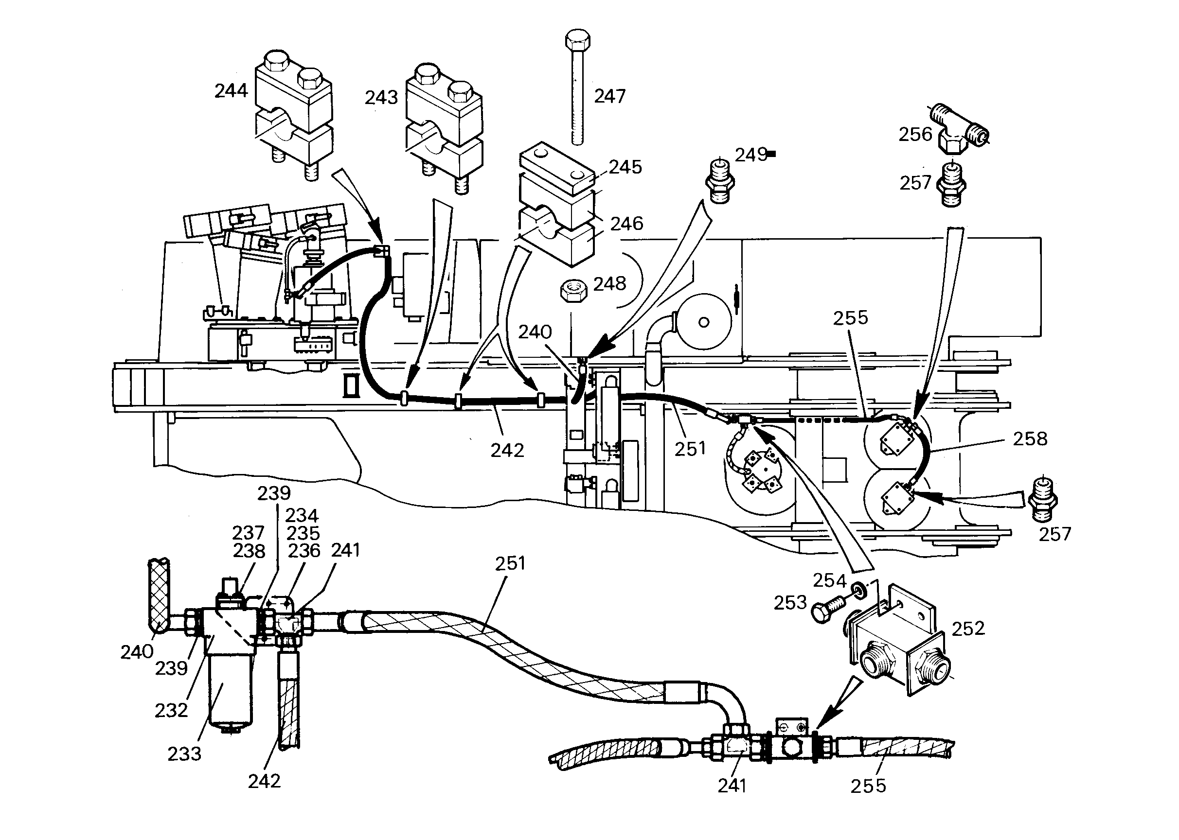 ШЛАНГ 32X1300 10017323 LIEBHERR
