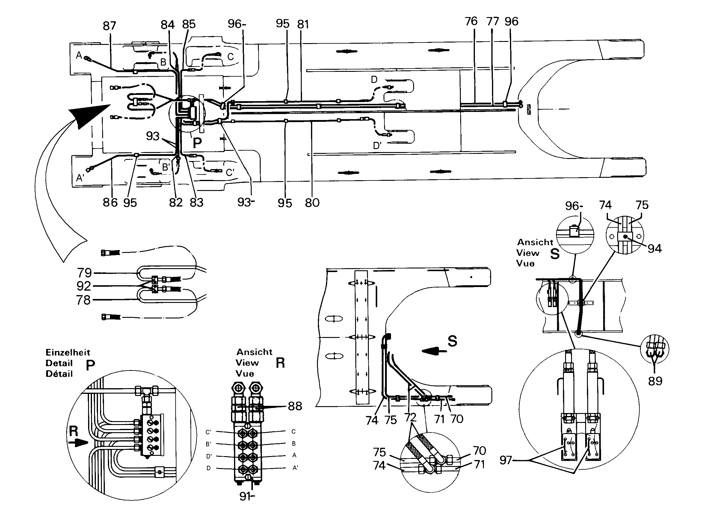 СМАЗОЧНАЯ ЛИНИЯ, КОМПЛЕКТ 9575816 LIEBHERR