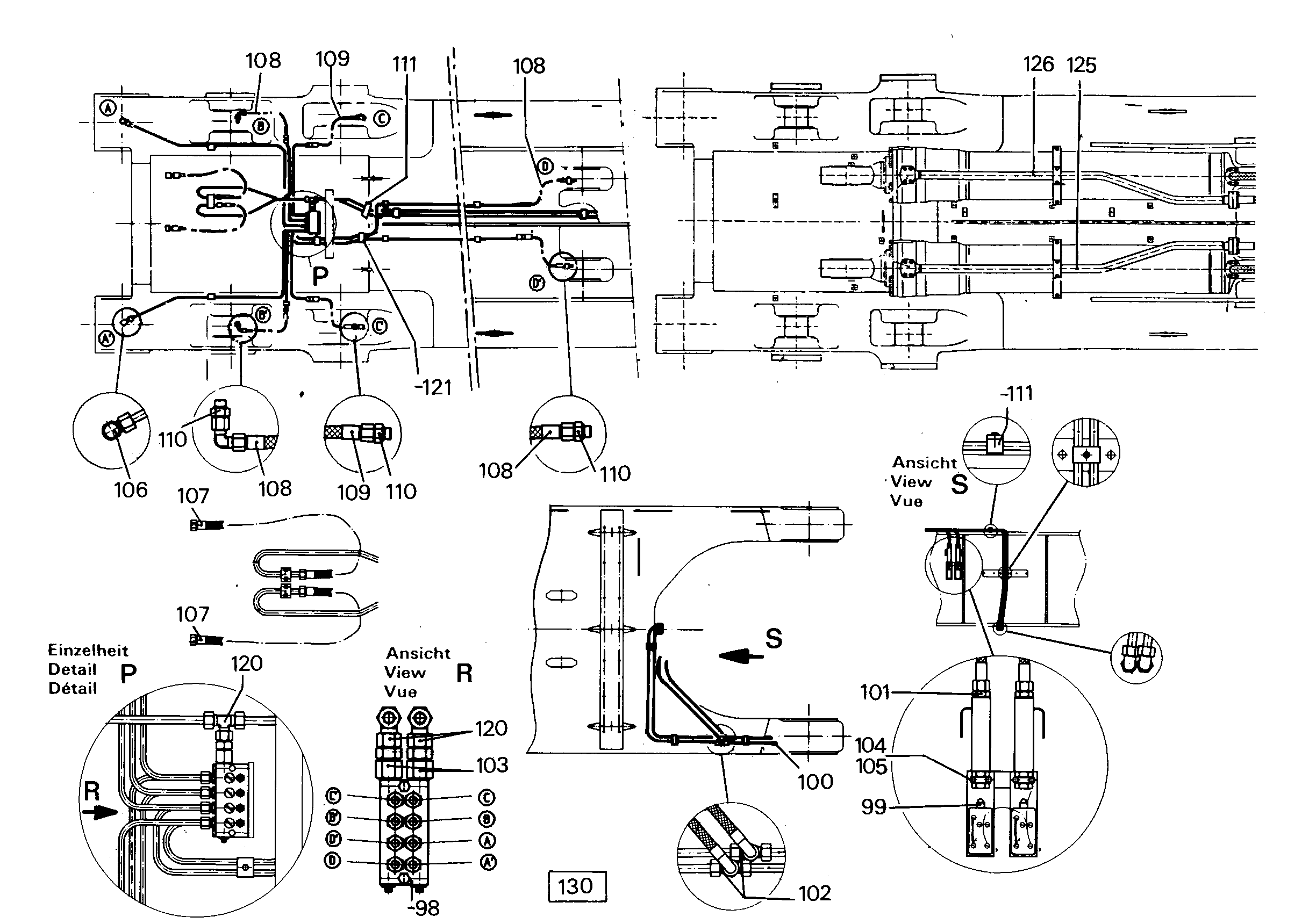 ШЛАНГ 8X800 10000270 LIEBHERR