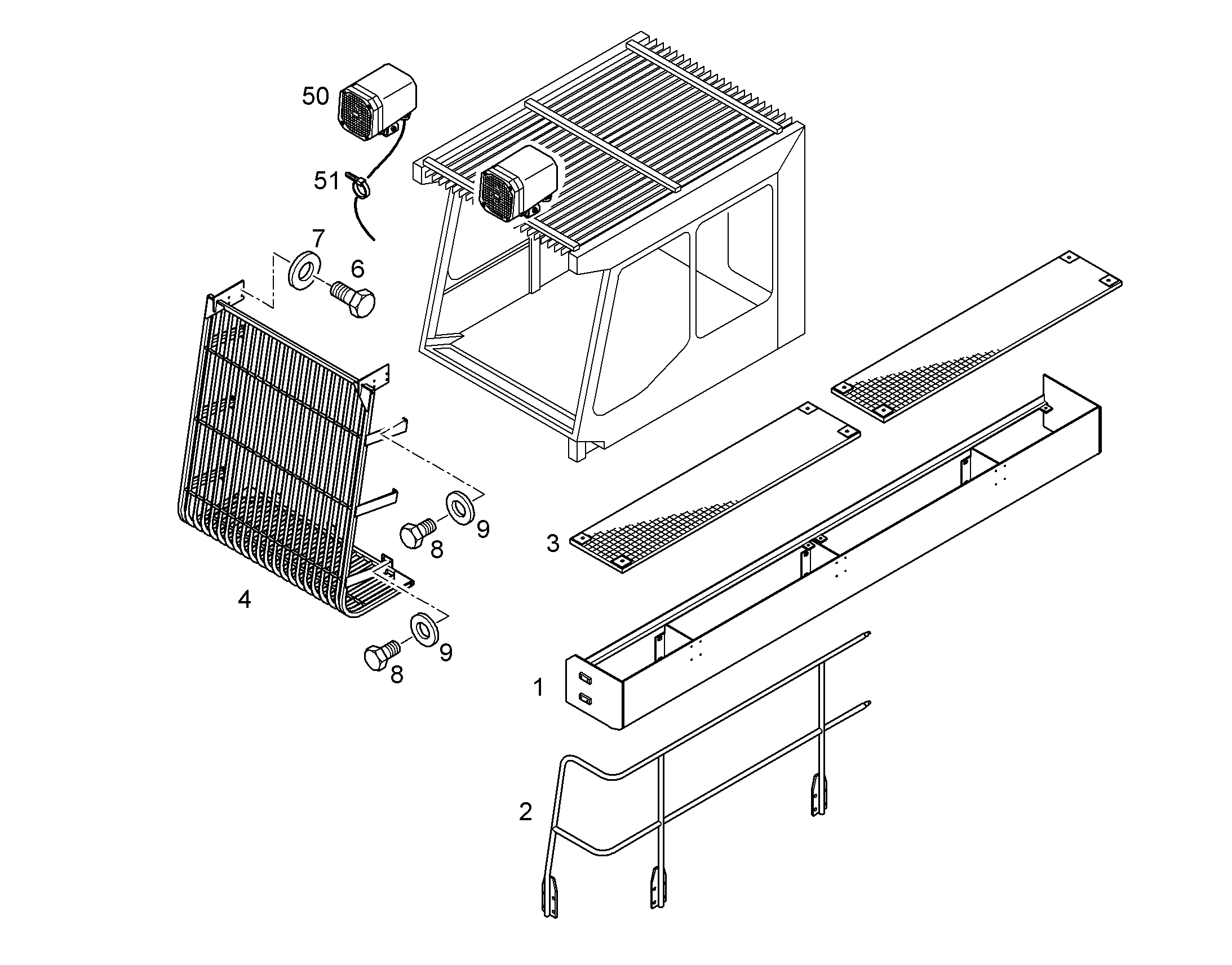ФАРЫ УСТАНОВКА XENON 10072853 LIEBHERR