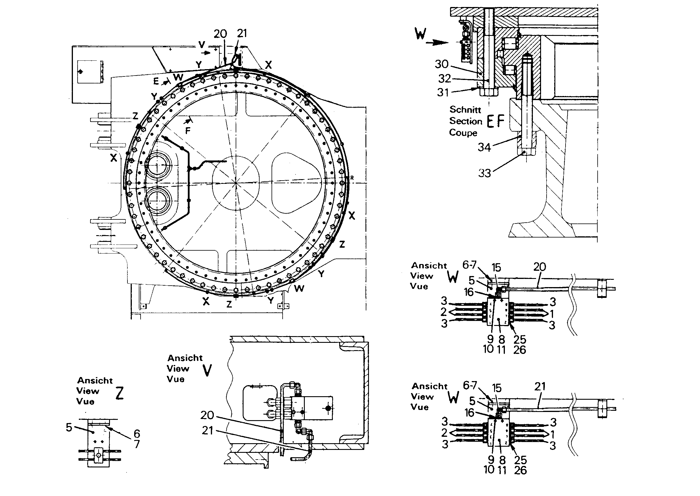 ГИЛЬЗА РАСПОРНАЯ 9692550 LIEBHERR