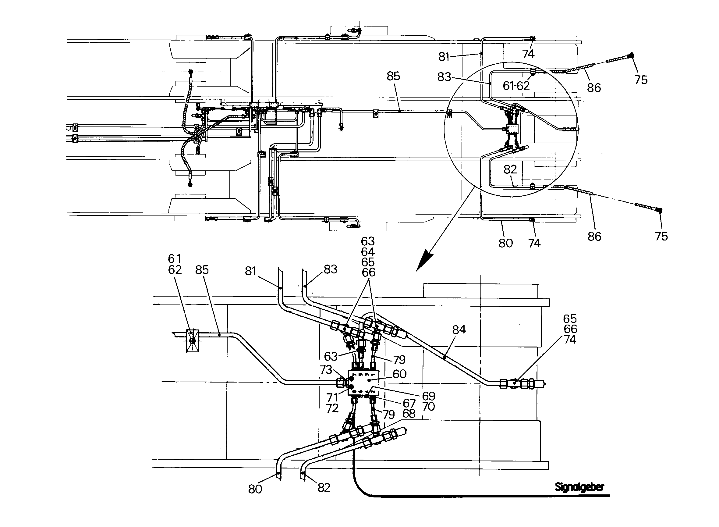 СМАЗОЧНАЯ ЛИНИЯ, КОМПЛЕКТ 9393656 LIEBHERR