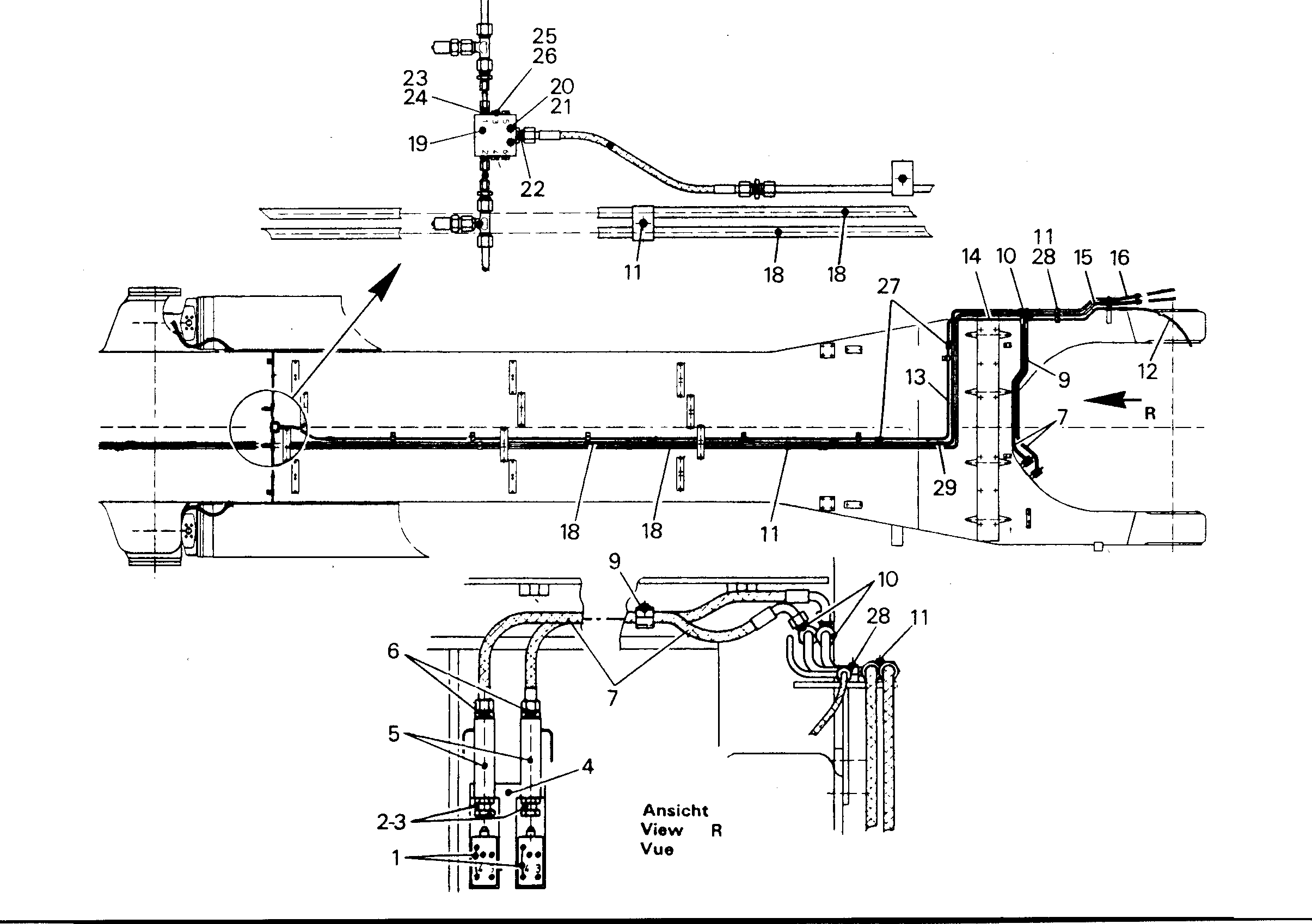 ШЛАНГ МАСЛЯНЫЙ 8X800 5610749 LIEBHERR