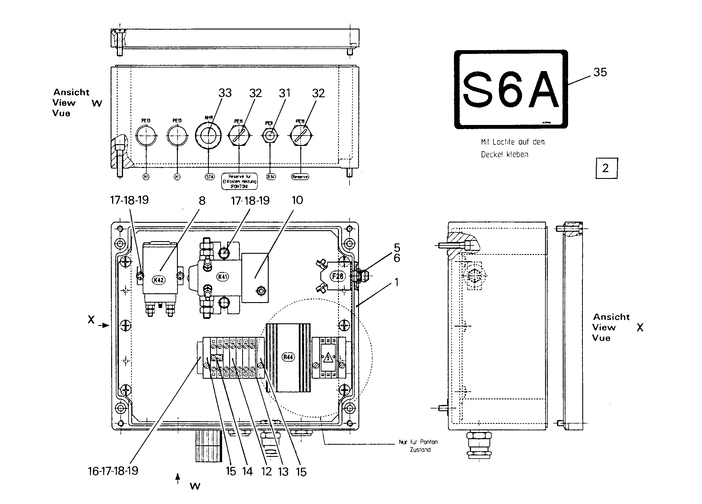 ЭТИКЕТКА S6A 165mmX110mm 9699984 LIEBHERR