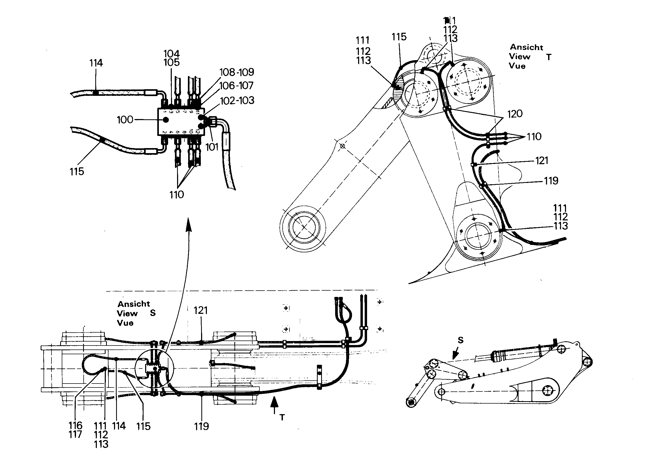 СКОБА HRBGS A1 2 10 14 7370931 LIEBHERR