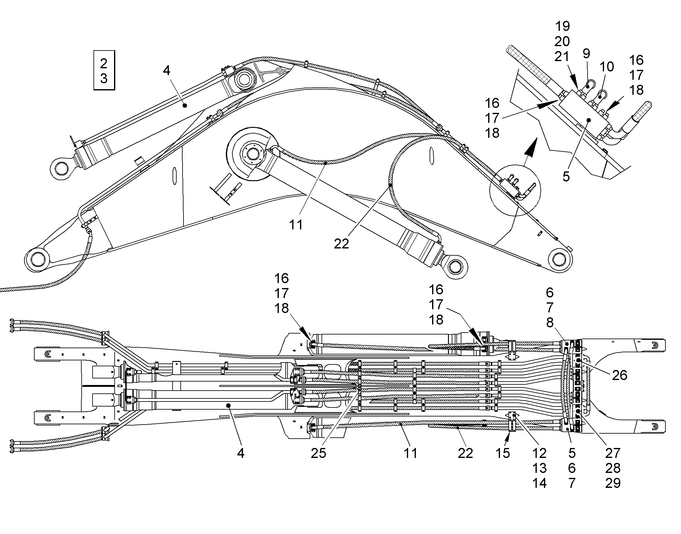 СКОБА ДЛЯ КРЕПЛЕНИЯ ШЛАНГА 9687340 LIEBHERR