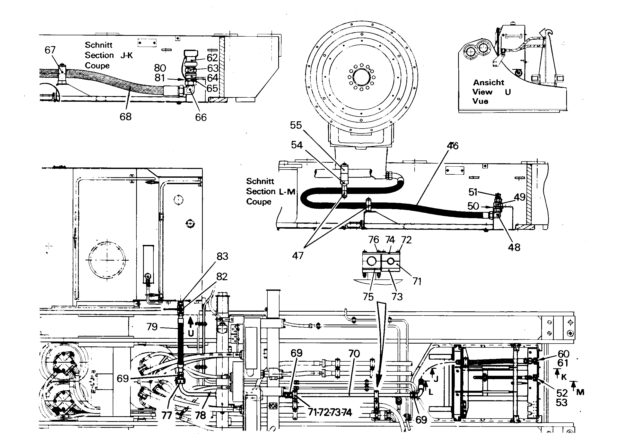 КЛЕММА ПОЛОВИННАЯ DIN 3015-2 S 4 R 42 PP SW 7365515 LIEBHERR