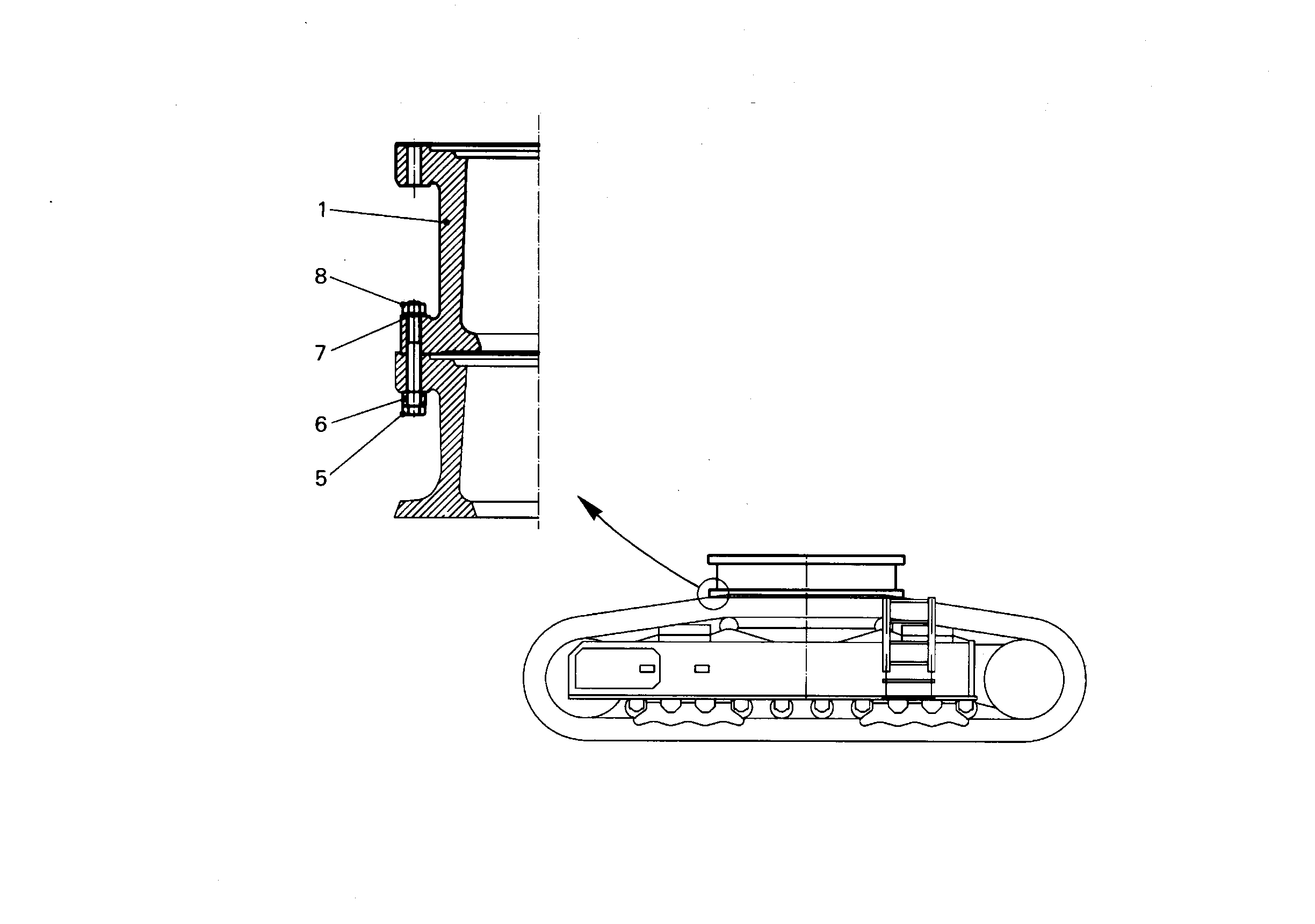 ШЕСТИГРАННАЯ ГАЙКА M36 4900131 LIEBHERR