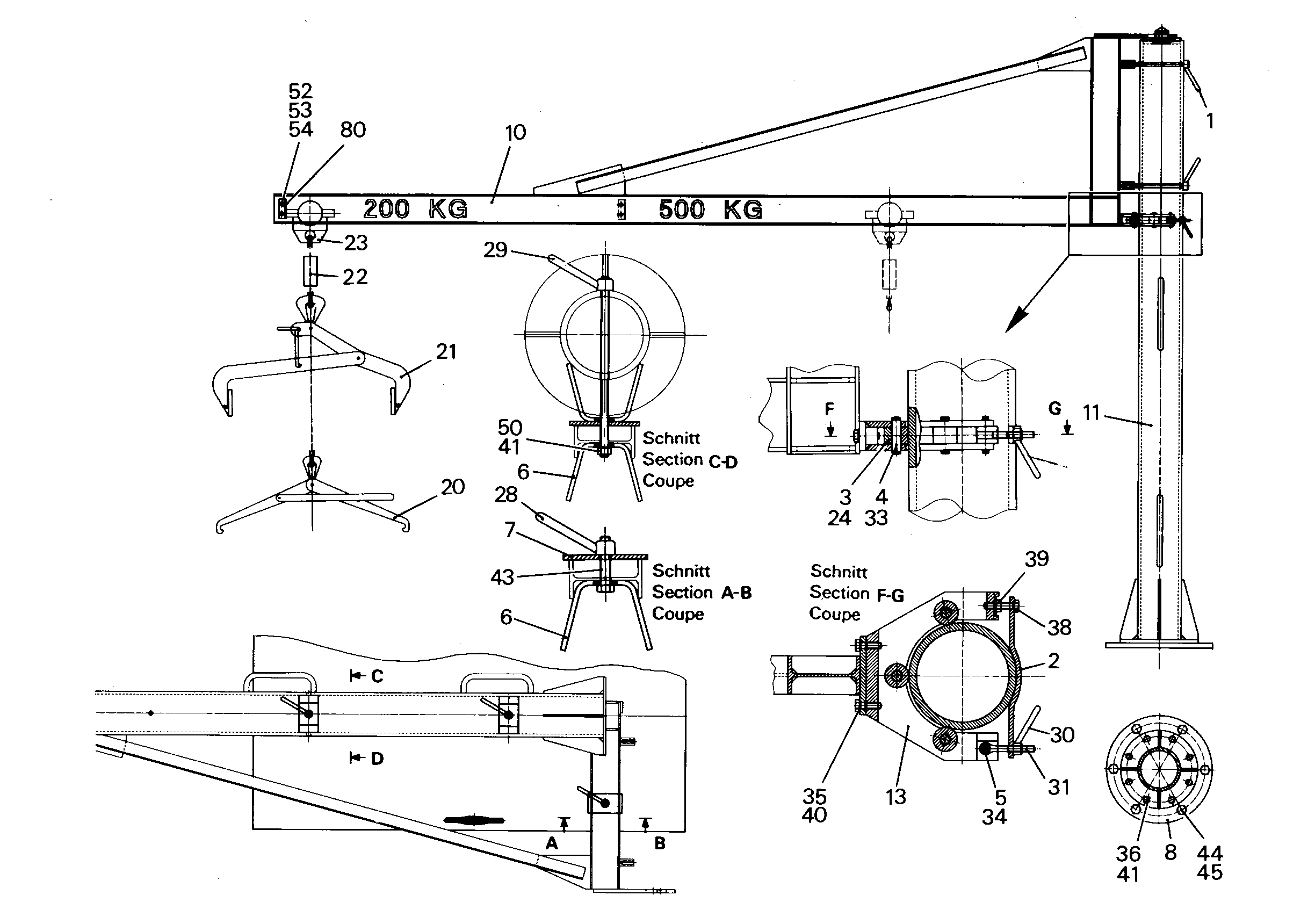 РУКОЯТКА ЗАЖИМНАЯ 7366069 LIEBHERR