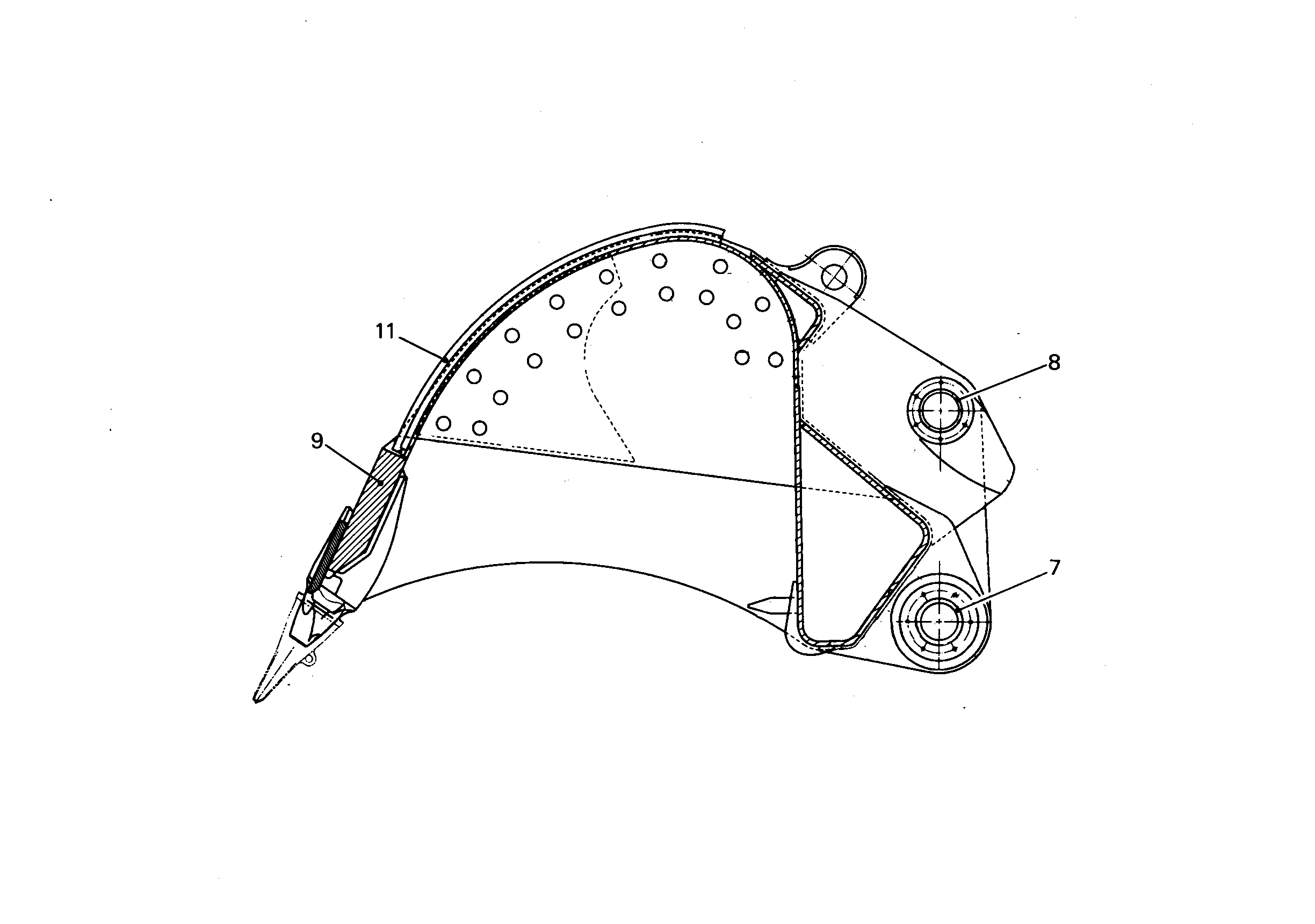 ЗАБРАЛО КОВША 9697223 LIEBHERR