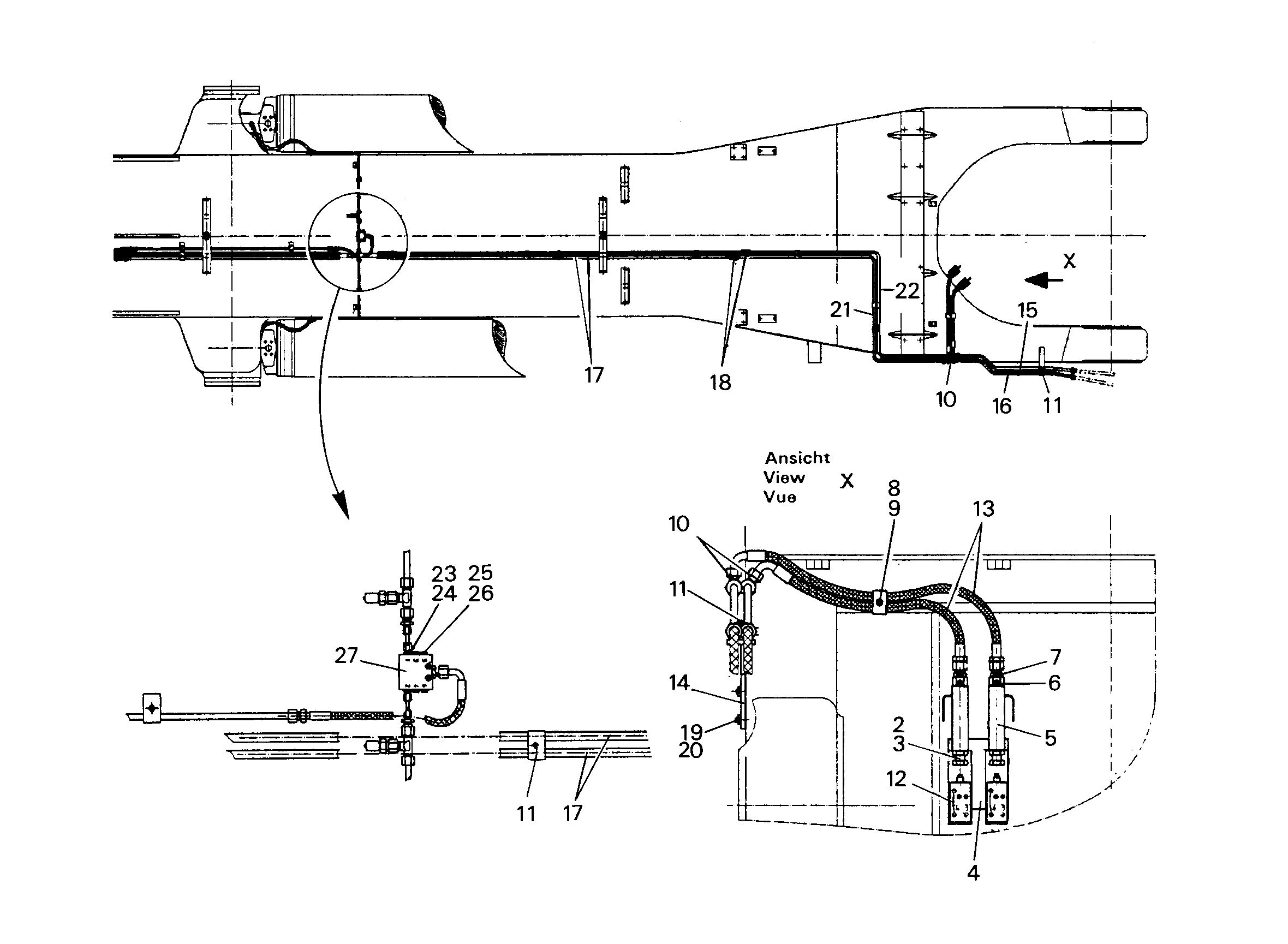 СМАЗОЧНАЯ ЛИНИЯ, КОМПЛЕКТ 9399044 LIEBHERR
