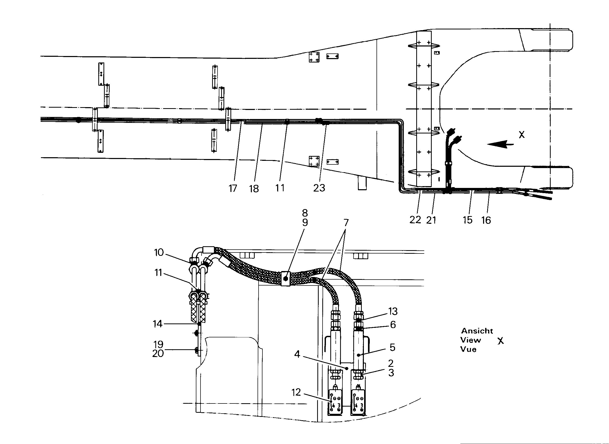 ШЛАНГ 12X750 10000602 LIEBHERR