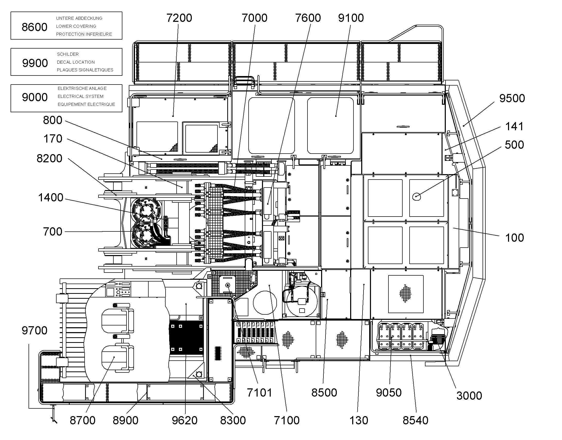 ЭЛЕКТРОШКАФ, УСТАНОВКА 9699718 LIEBHERR