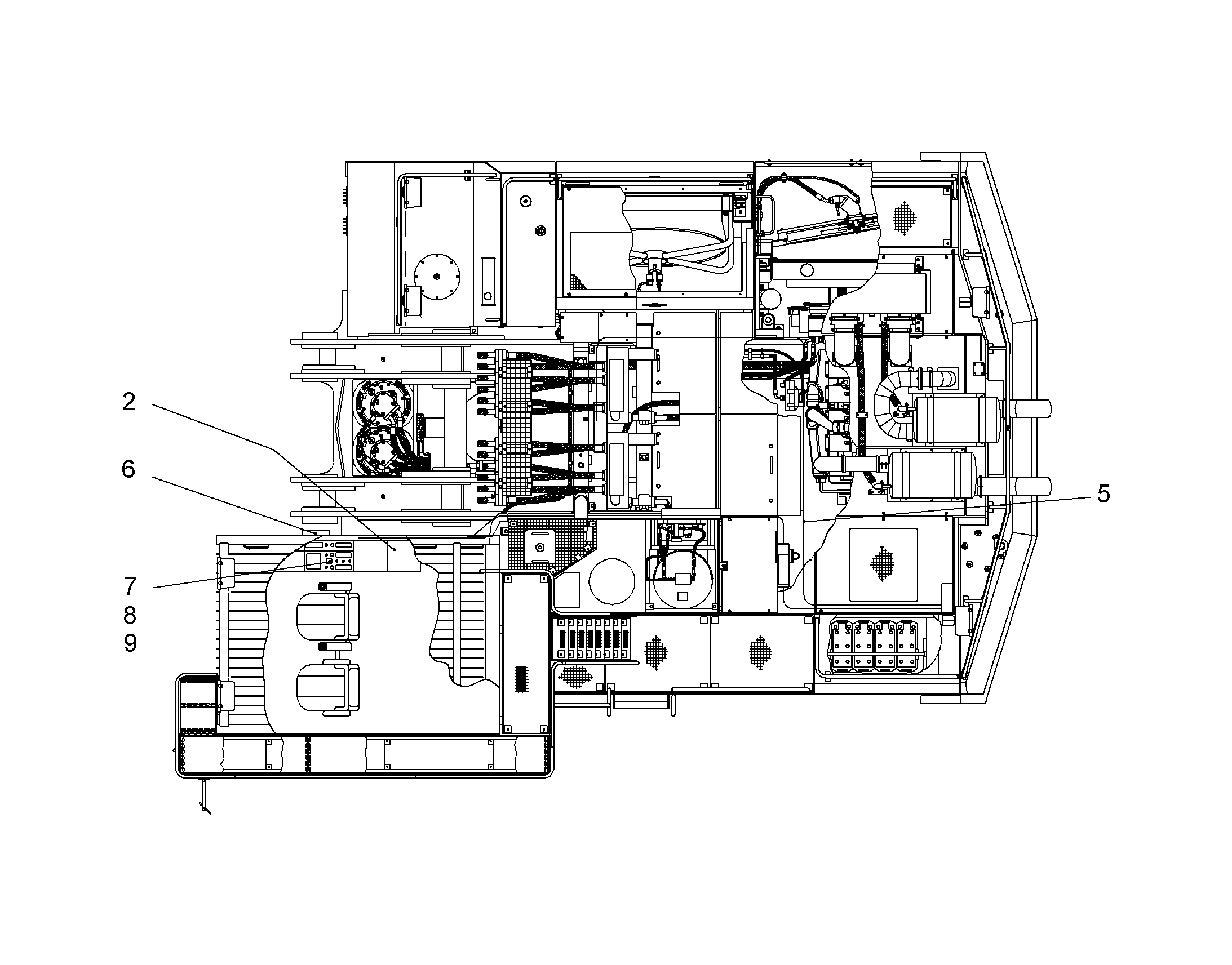ЭТИКЕТКА MOTOR ABSTELLEN 100mmX140mm 9696603 LIEBHERR