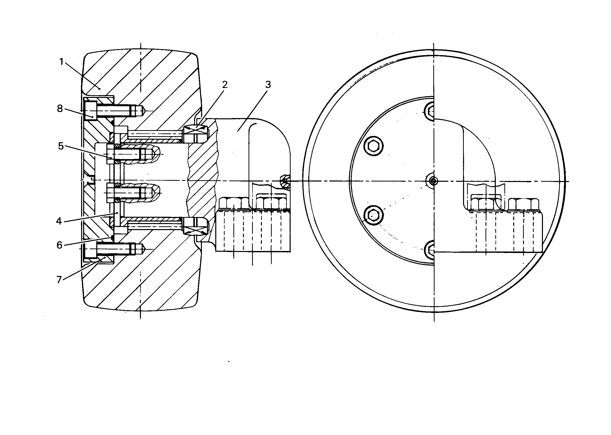 РОЛИК ОПОРНЫЙ - КОРПУС 5611699 LIEBHERR