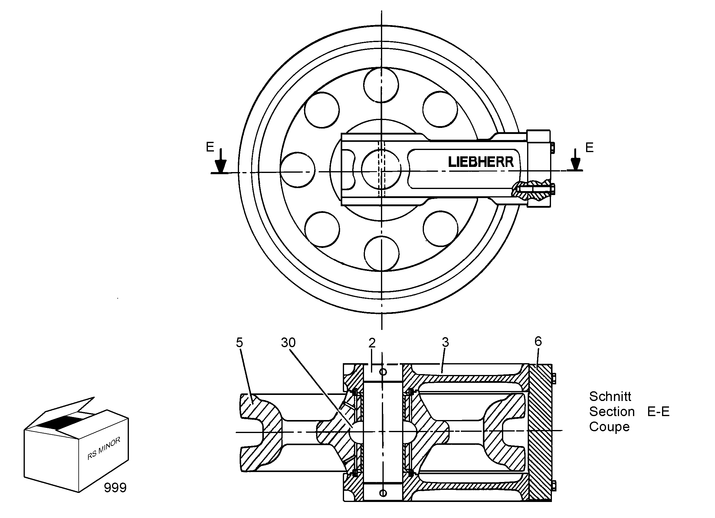 РЕМКОМПЛЕКТ МАЛЫЙ 10360061 LIEBHERR