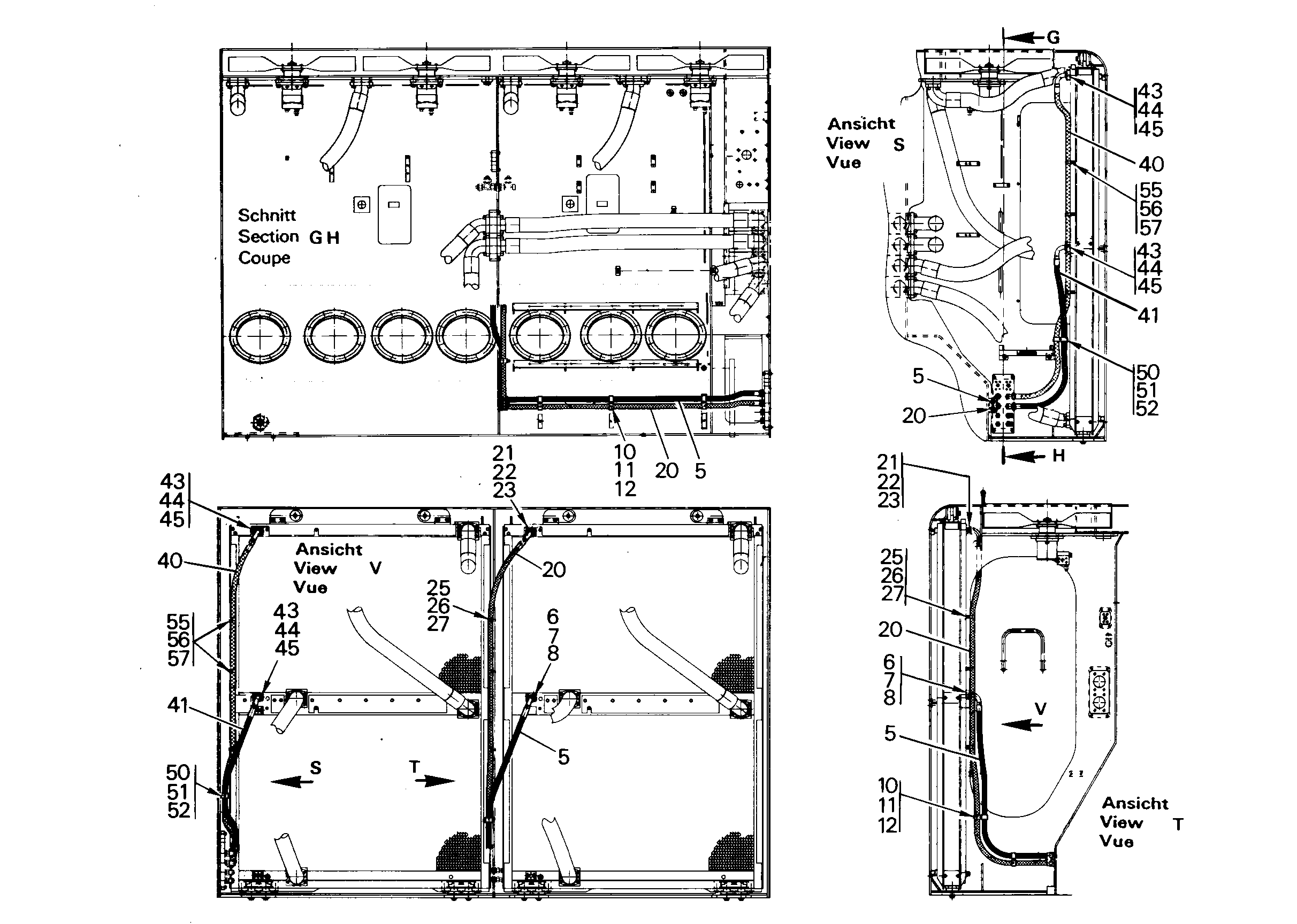 КЛЕММА ПОЛОВИННАЯ DIN 3015-3 Z 5 G 35 35 PP SW 7367488 LIEBHERR