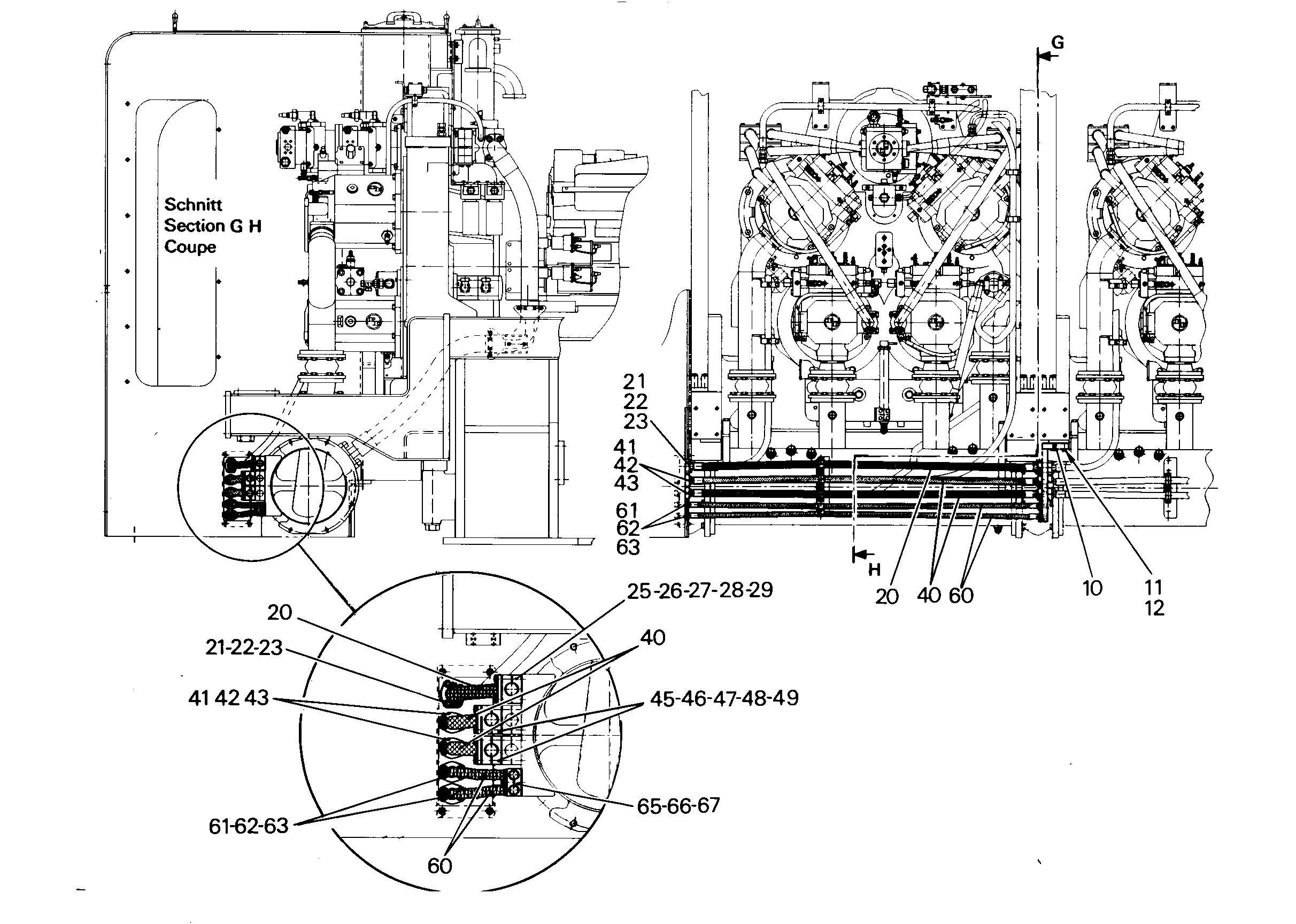 КЛЕММА ПОЛОВИННАЯ AEHNL.DIN 3015 S 3 G 35 PP HUE 7368077 LIEBHERR