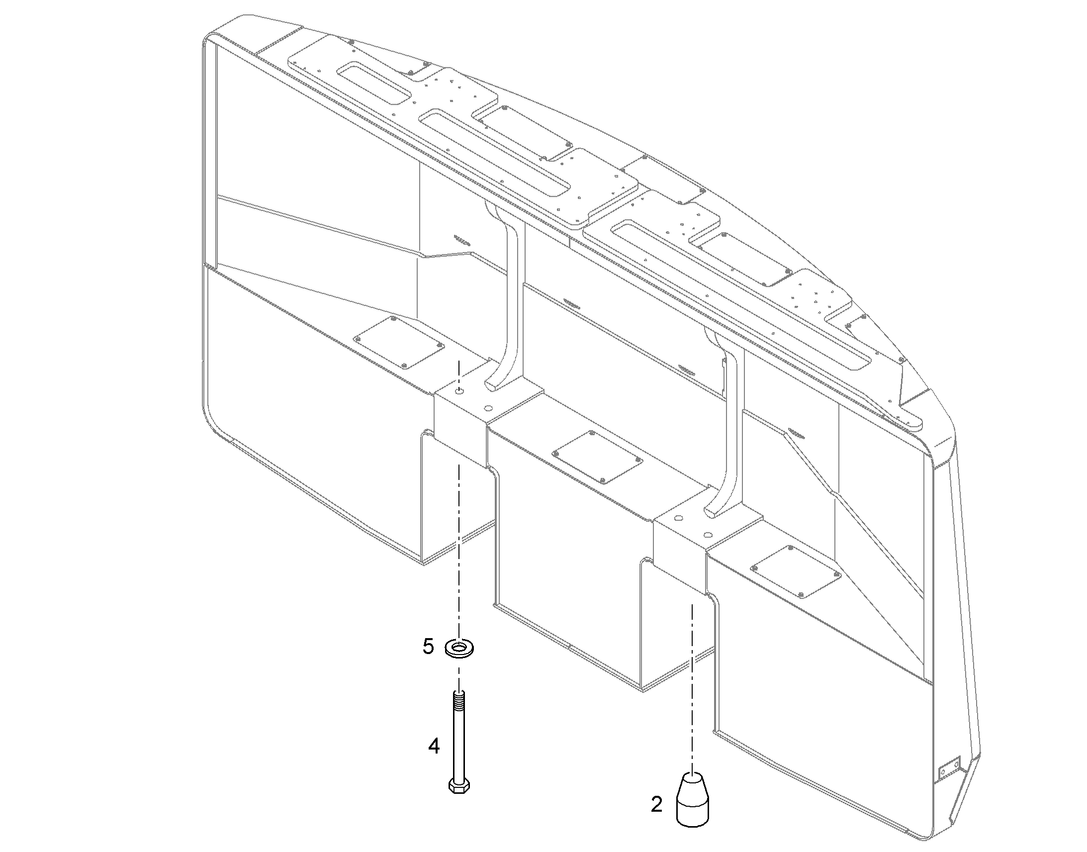 БОЛТ С ШЕСТИГРАННОЙ ГОЛОВКОЙ ISO 4014 M64X640 10.9 4901793 LIEBHERR