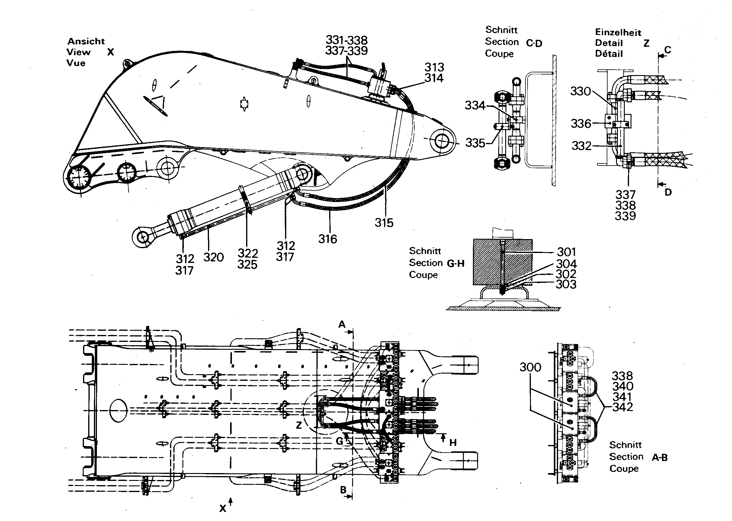 ХОМУТ, КОМПЛЕКТ 9767387 LIEBHERR