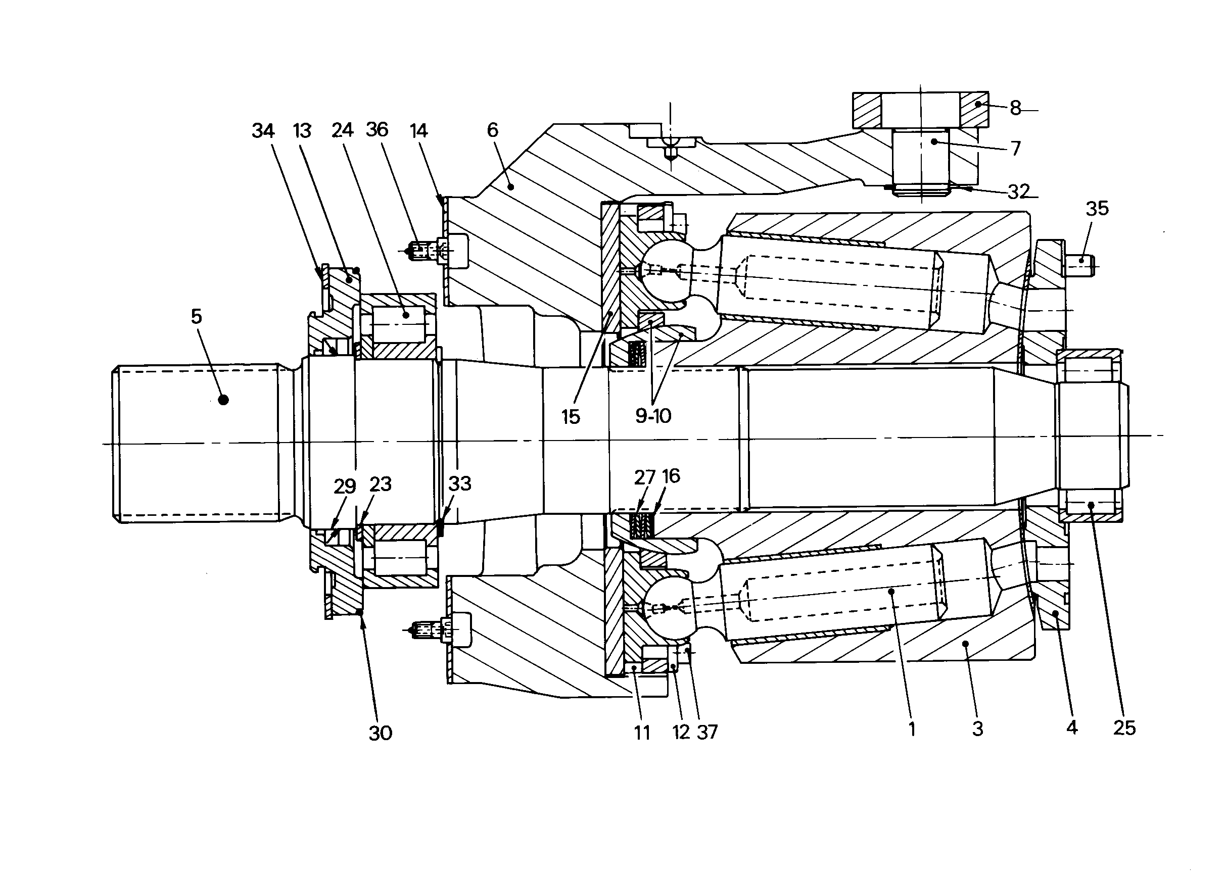 СТОПОРНОЕ КОЛЬЦО DIN 471 32 4280025 LIEBHERR