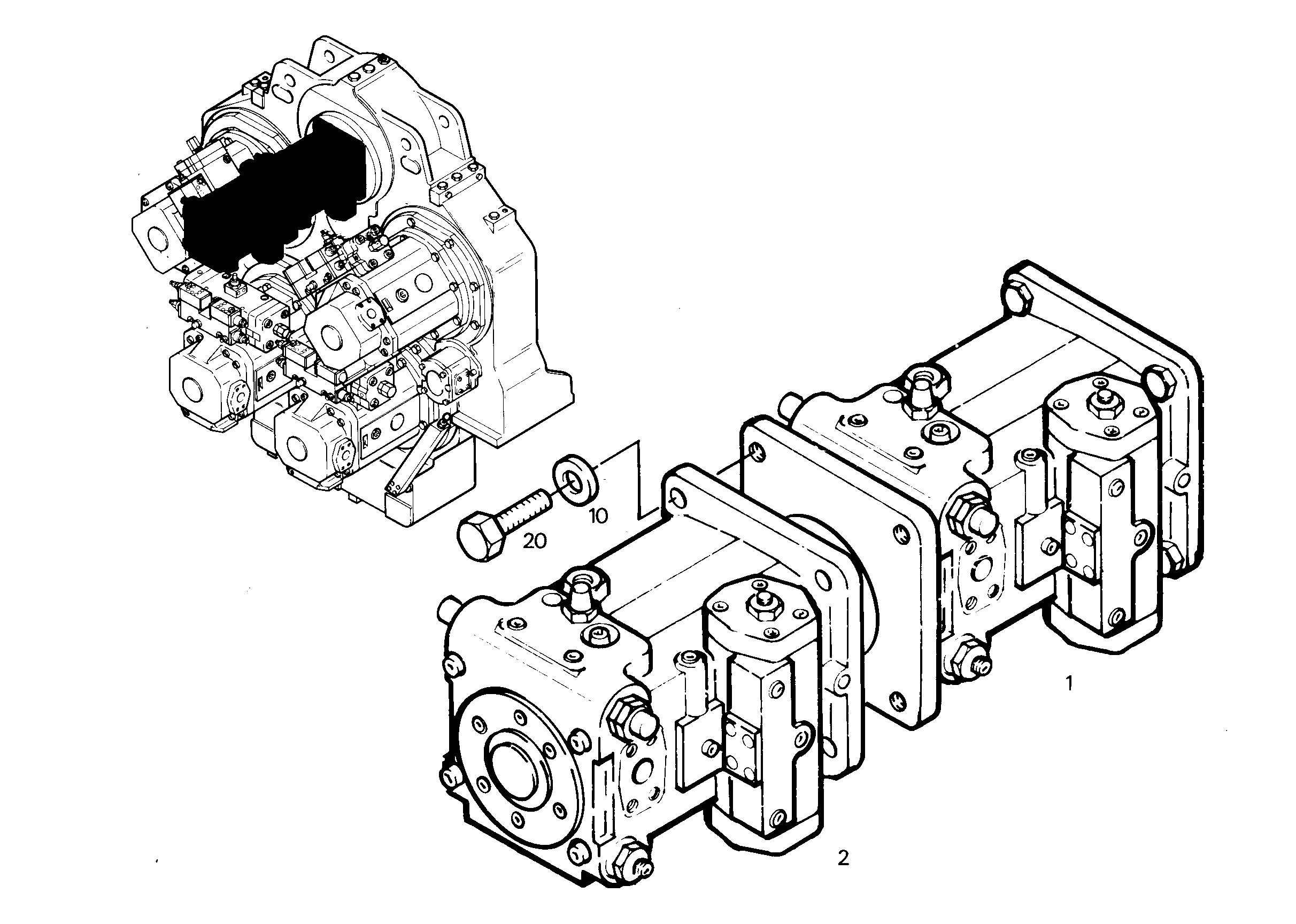 НАСОС 5612200 LIEBHERR