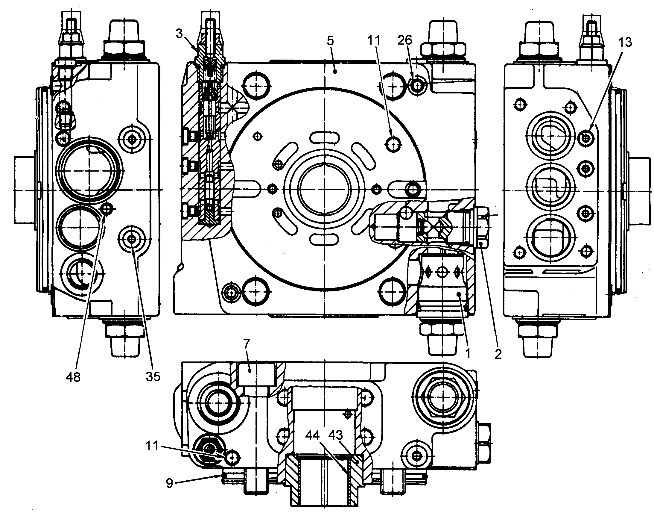 КЛАПАН ОГРАНИЧЕНИЯ ДАВЛЕНИЯ 5612189 LIEBHERR
