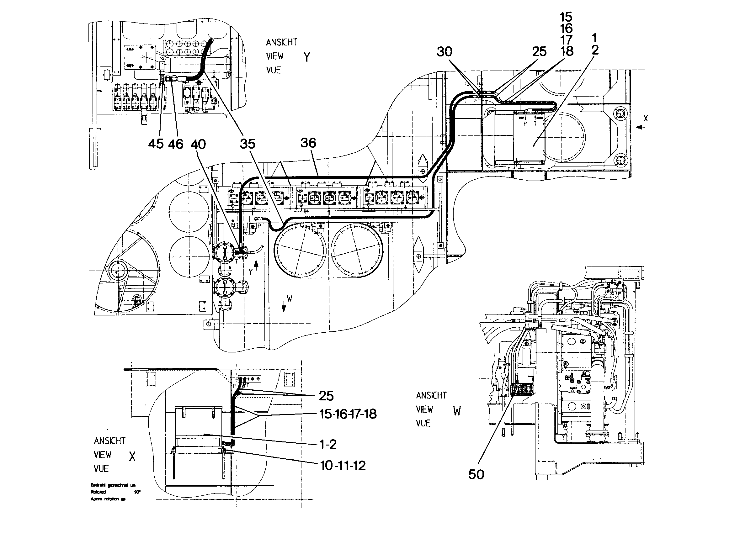 ШЛАНГ 12X6500 5612544 LIEBHERR