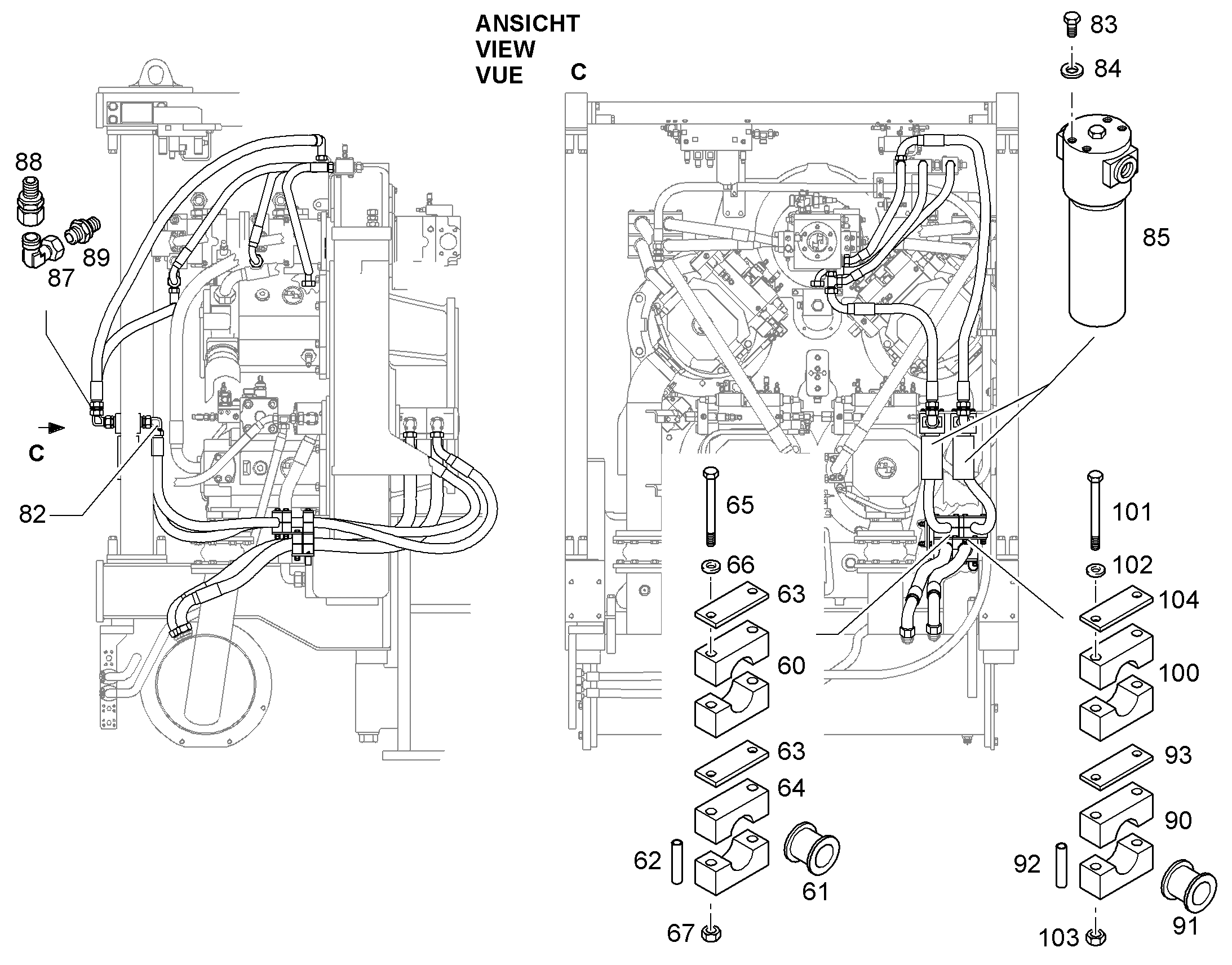 ЛИНЕЙНЫЙ ФИЛЬТР 11696522 LIEBHERR