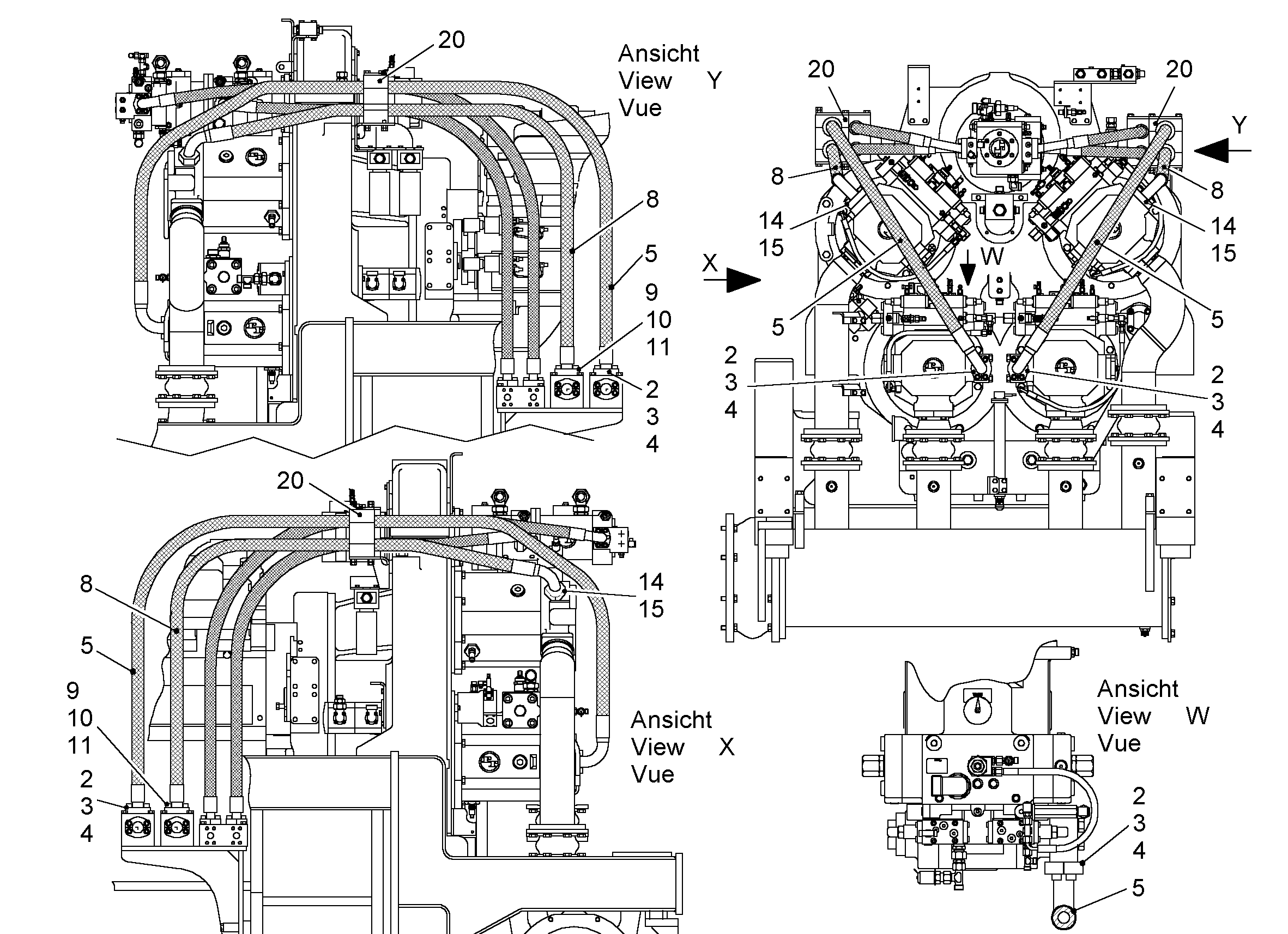 СКОБА ДЛЯ КРЕПЛЕНИЯ ШЛАНГА 9687778 LIEBHERR