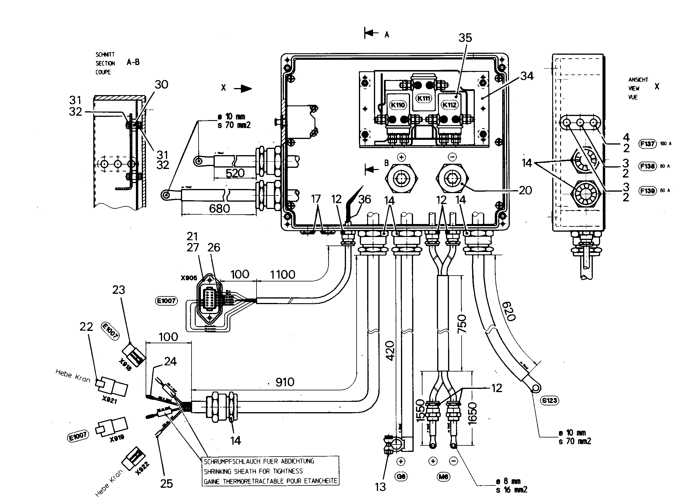 БЛОКИРОВКА КОНТАКТНАЯ 6905304 LIEBHERR