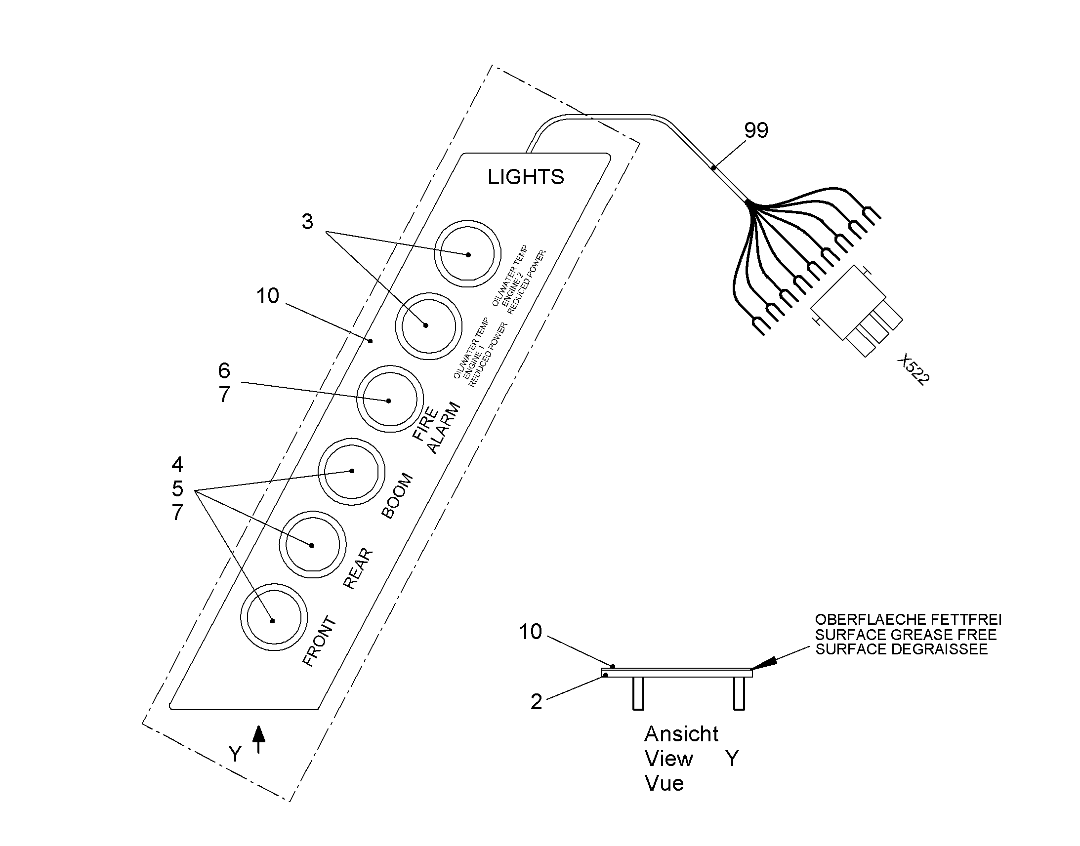 ПЕРЕКЛЮЧАТЕЛЬ ЩЕЛЧКОВЫЙ 6203883 LIEBHERR