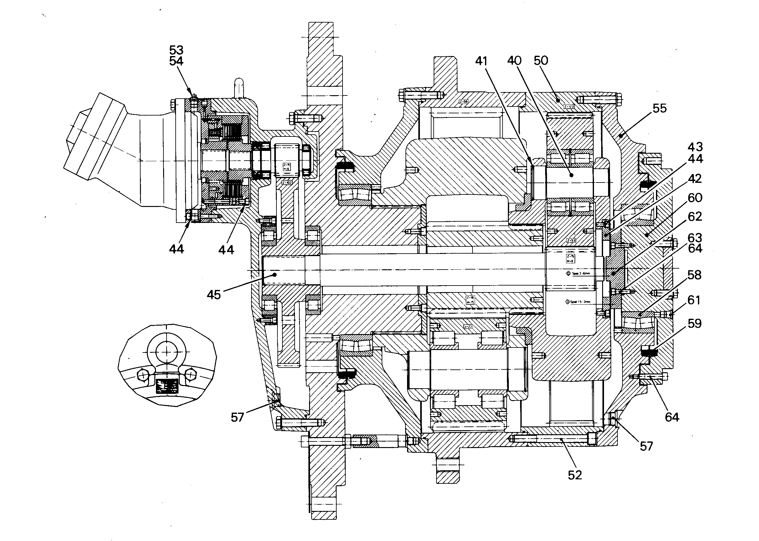 БОЛТ С ЦИЛИНДР. ГОЛОВК. ISO 4762 M24X240 10.9 VERGUETU 11820929 LIEBHERR
